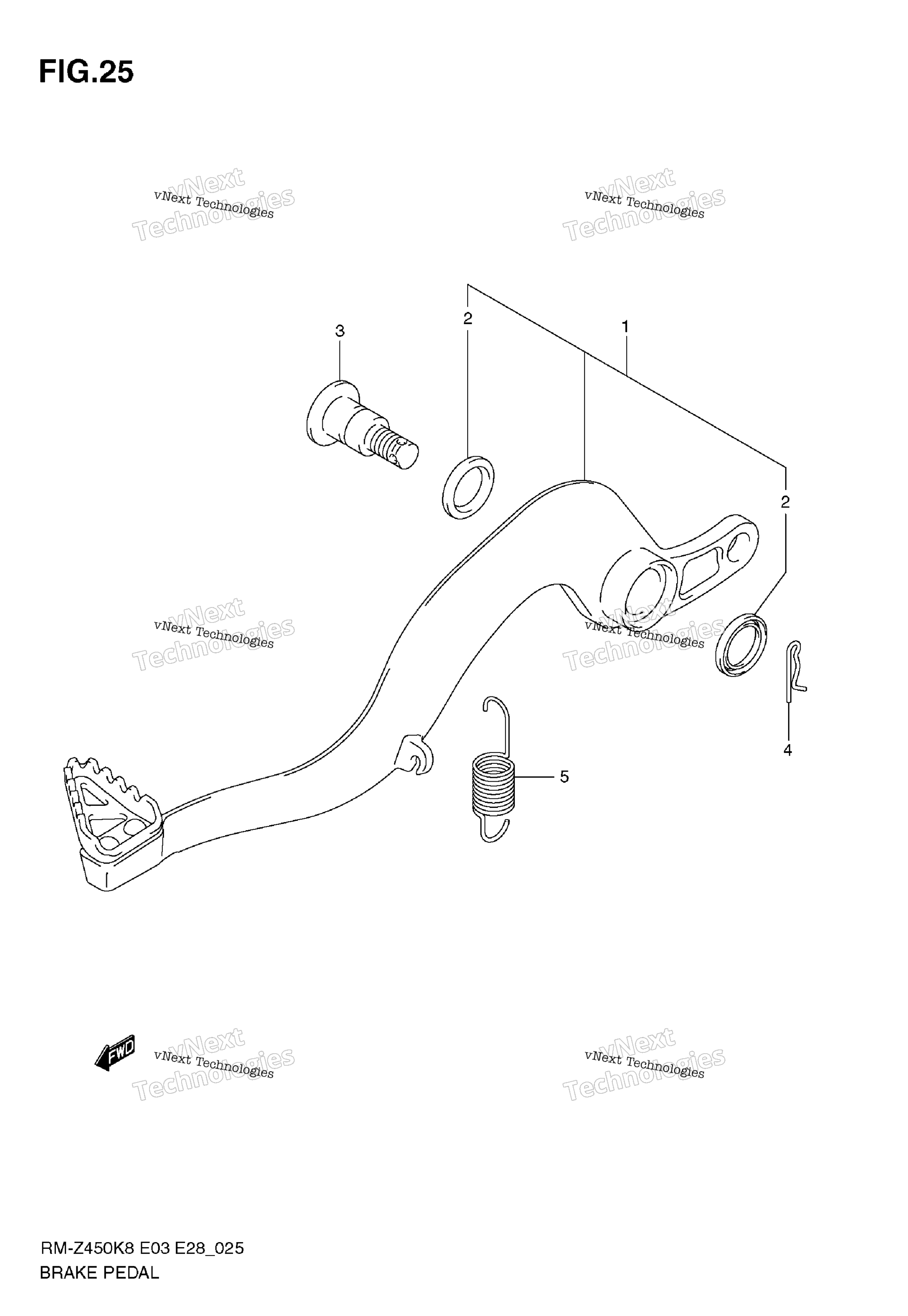 Тормоз Pedal