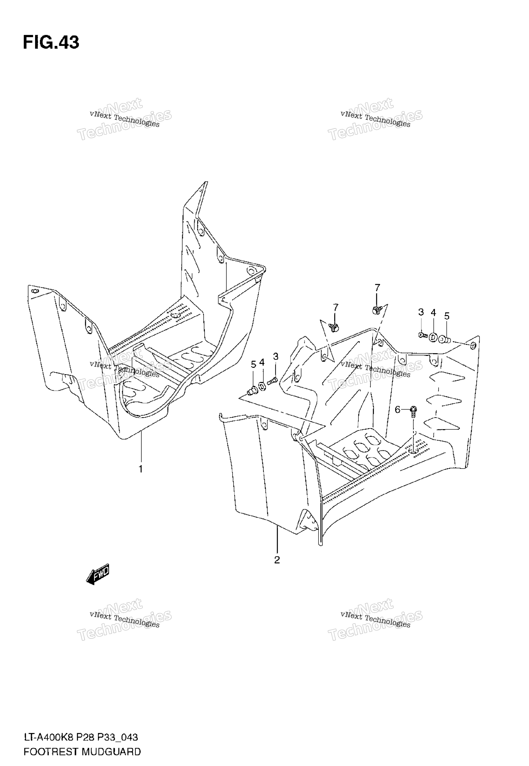 Подножка Mudguard