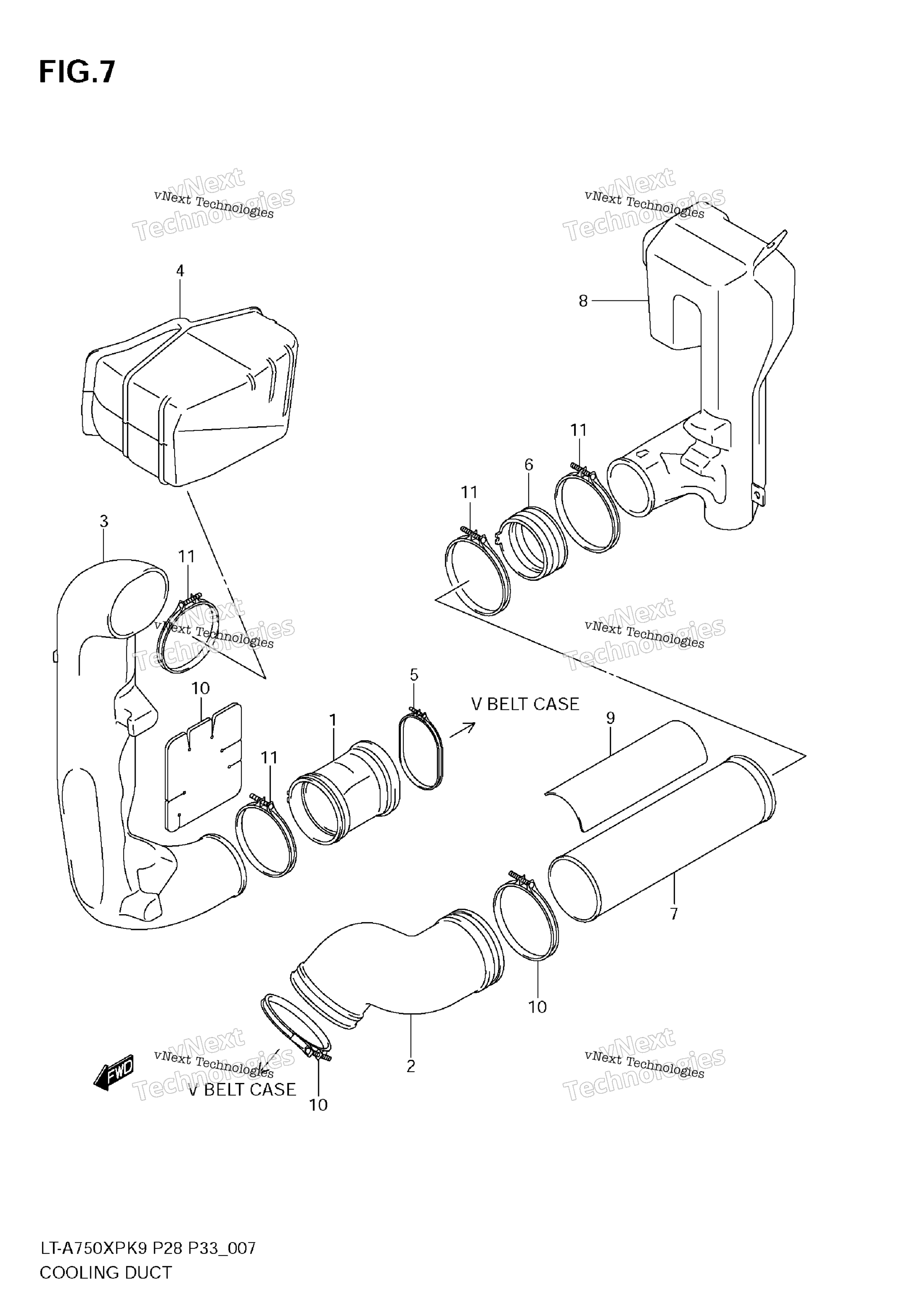 Система охлаждения Duct