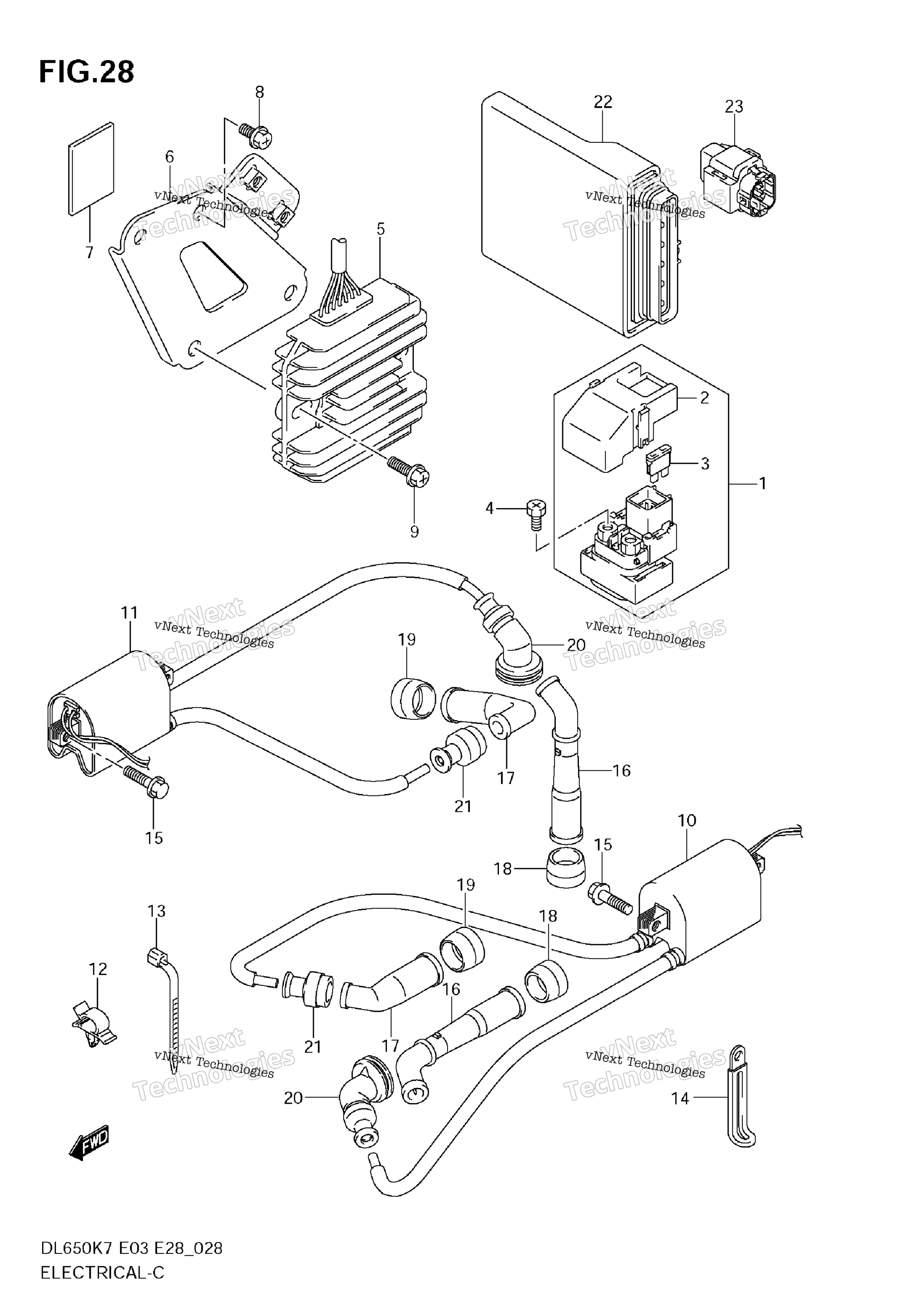 Электрооборудование (Model K7)