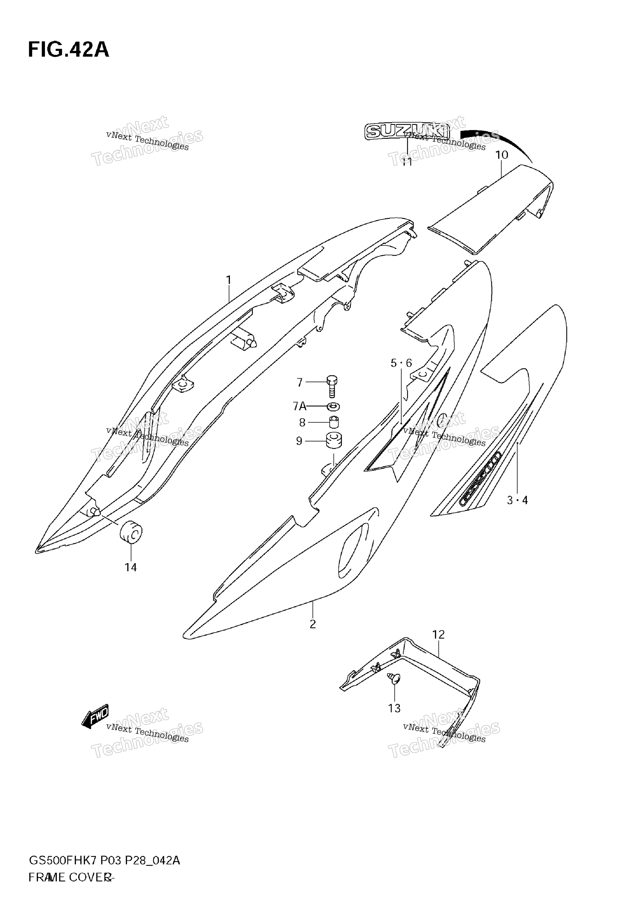 Крышка рамы (Model K8)