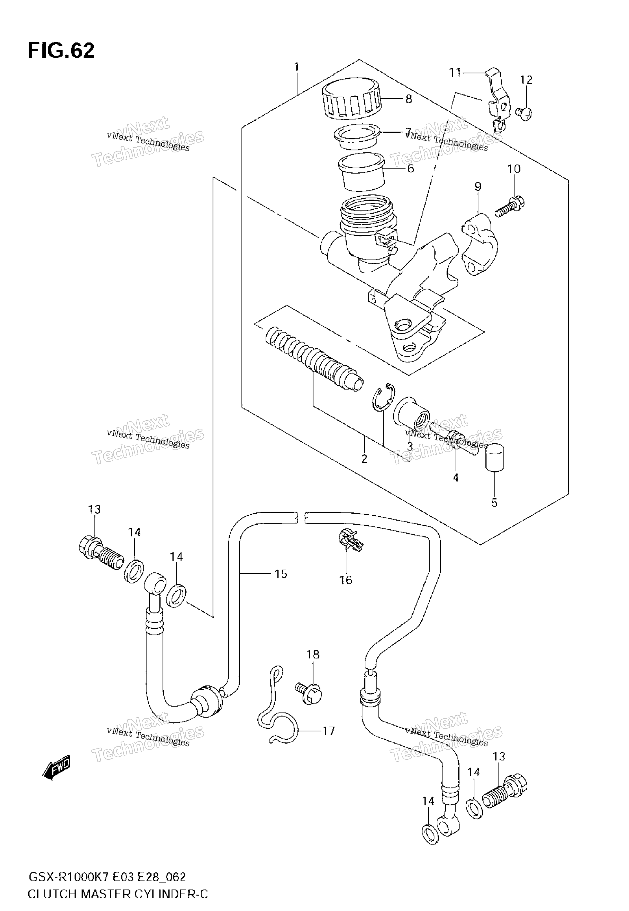 Сцепление MASTER CYLINDER