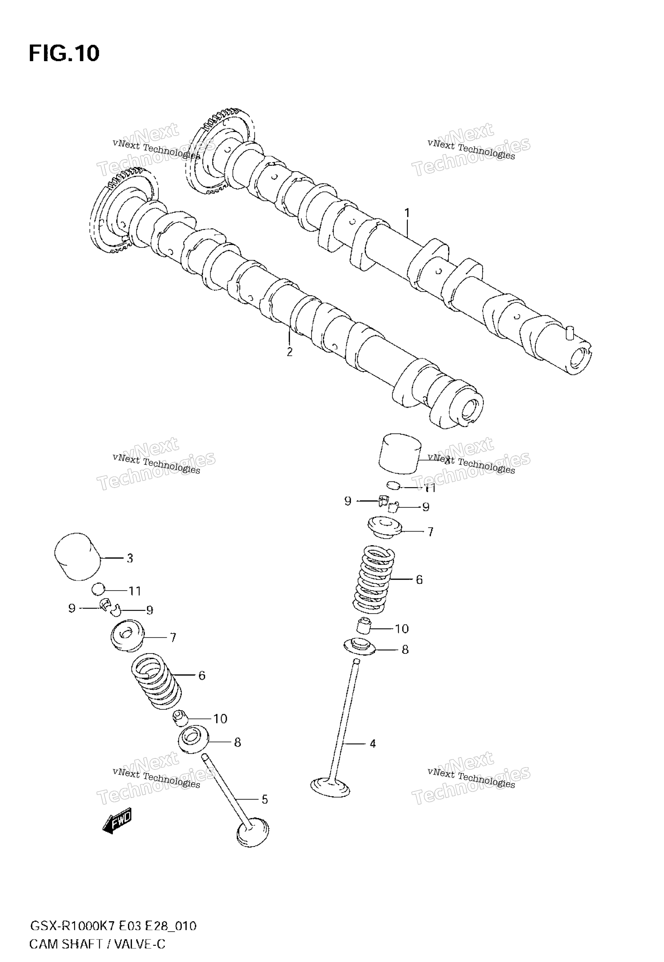 Camshaft клапан