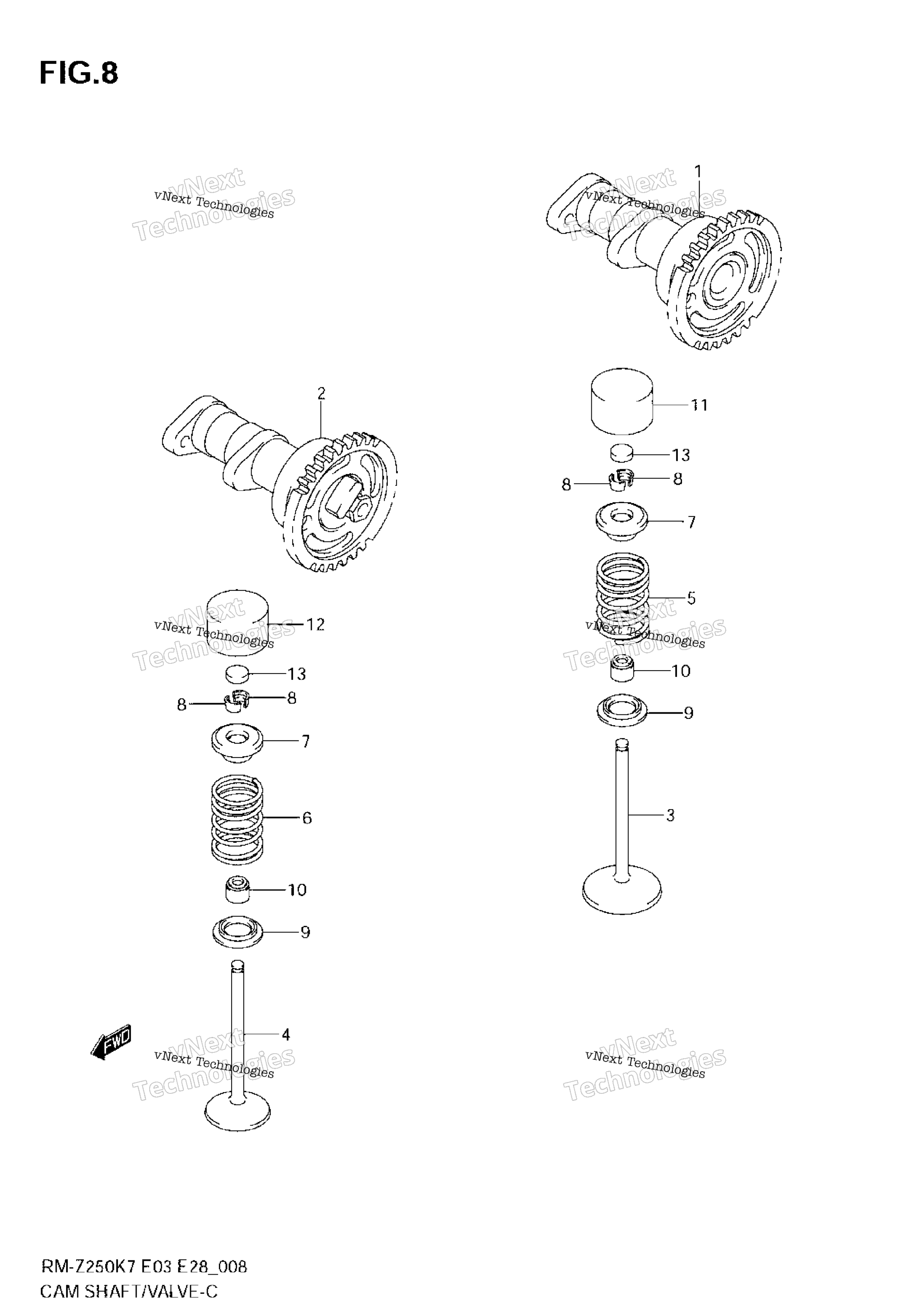 Camshaft клапан