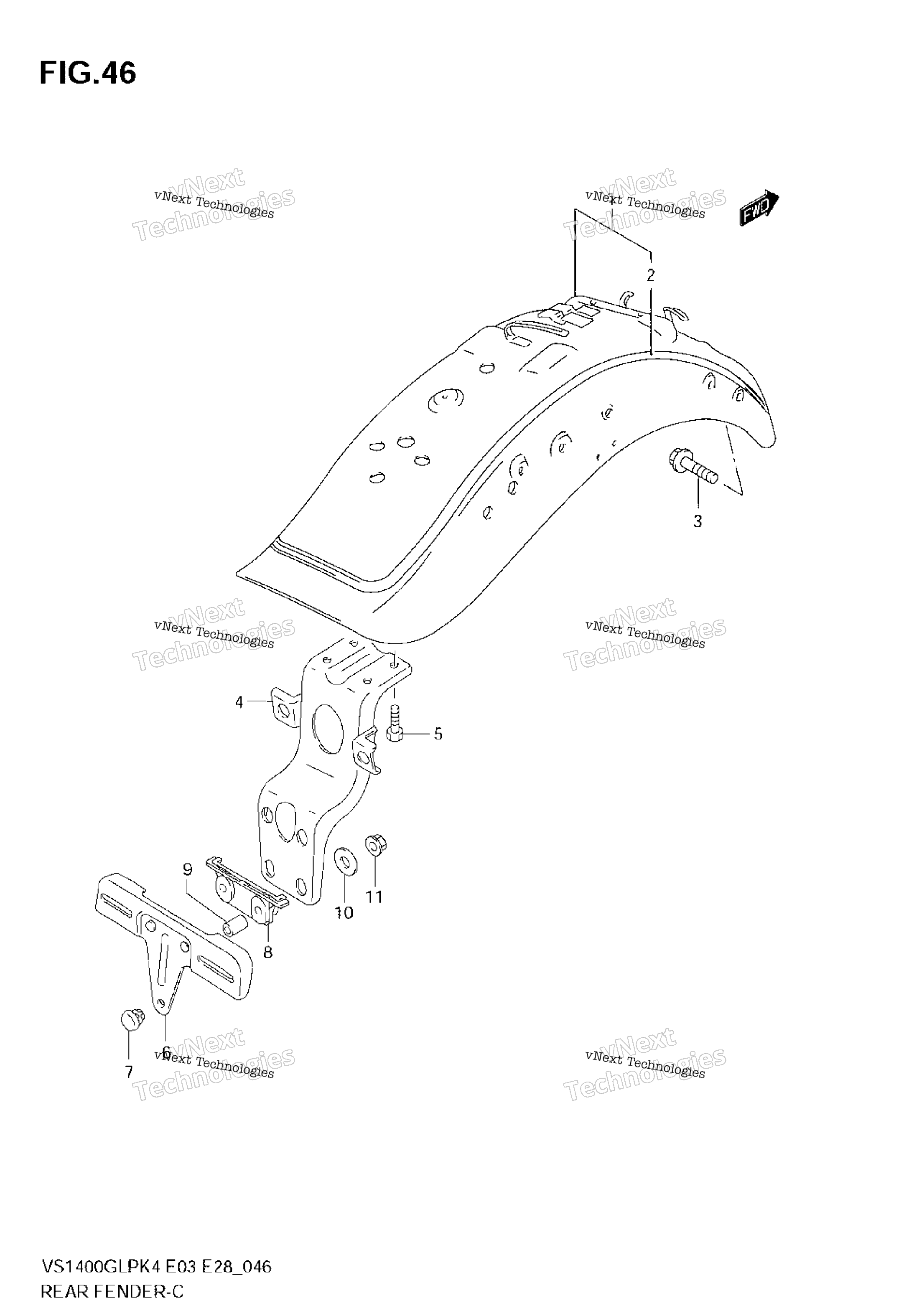 Заднее крыло (Model K4)