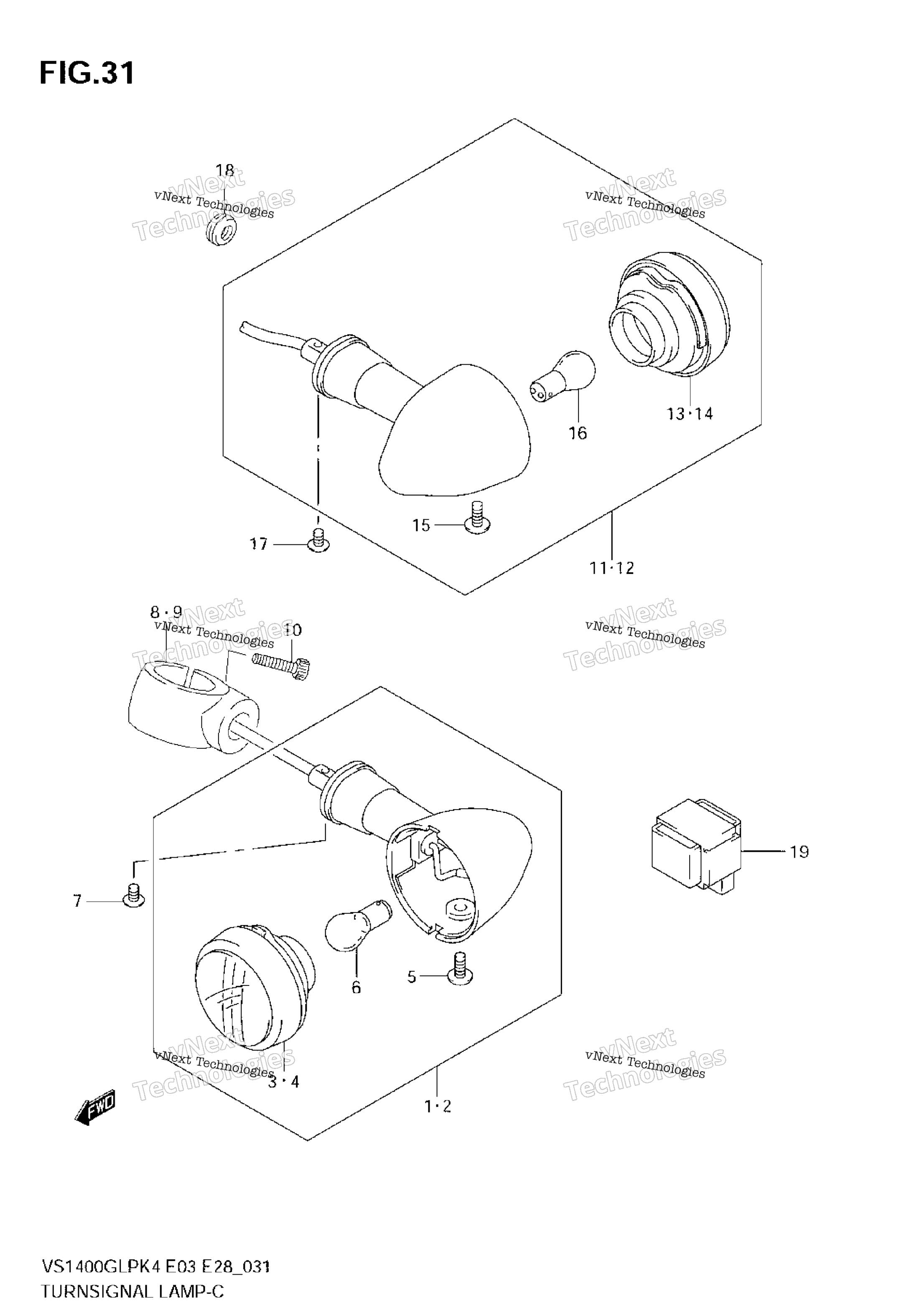 Turn Signal лампа