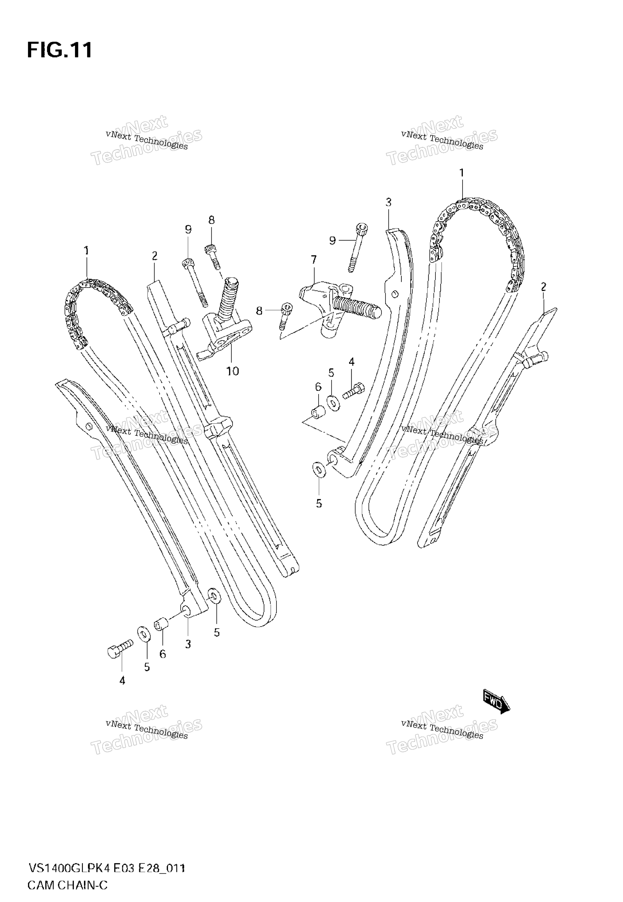 кулачок цепь