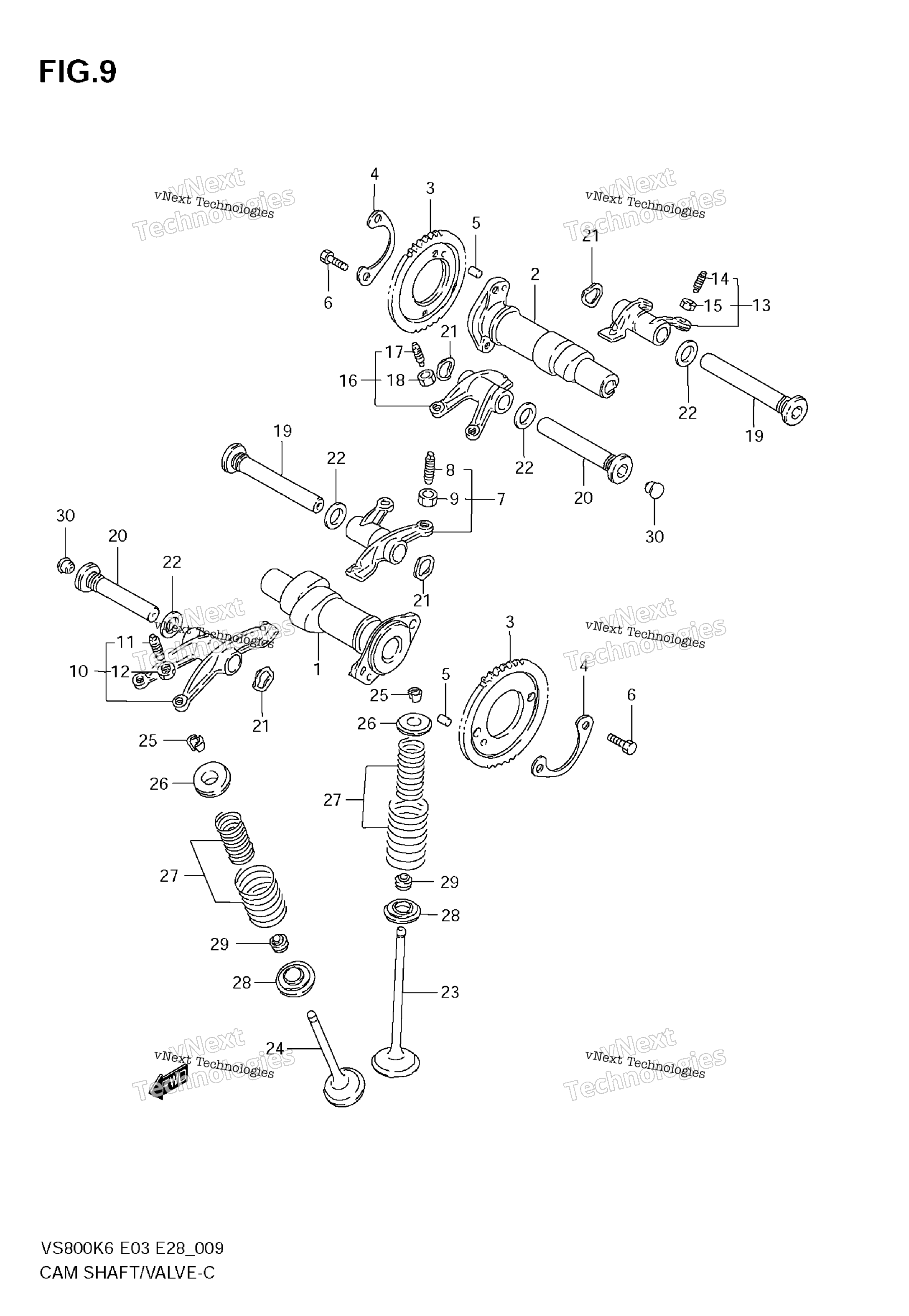 Camshaft клапан
