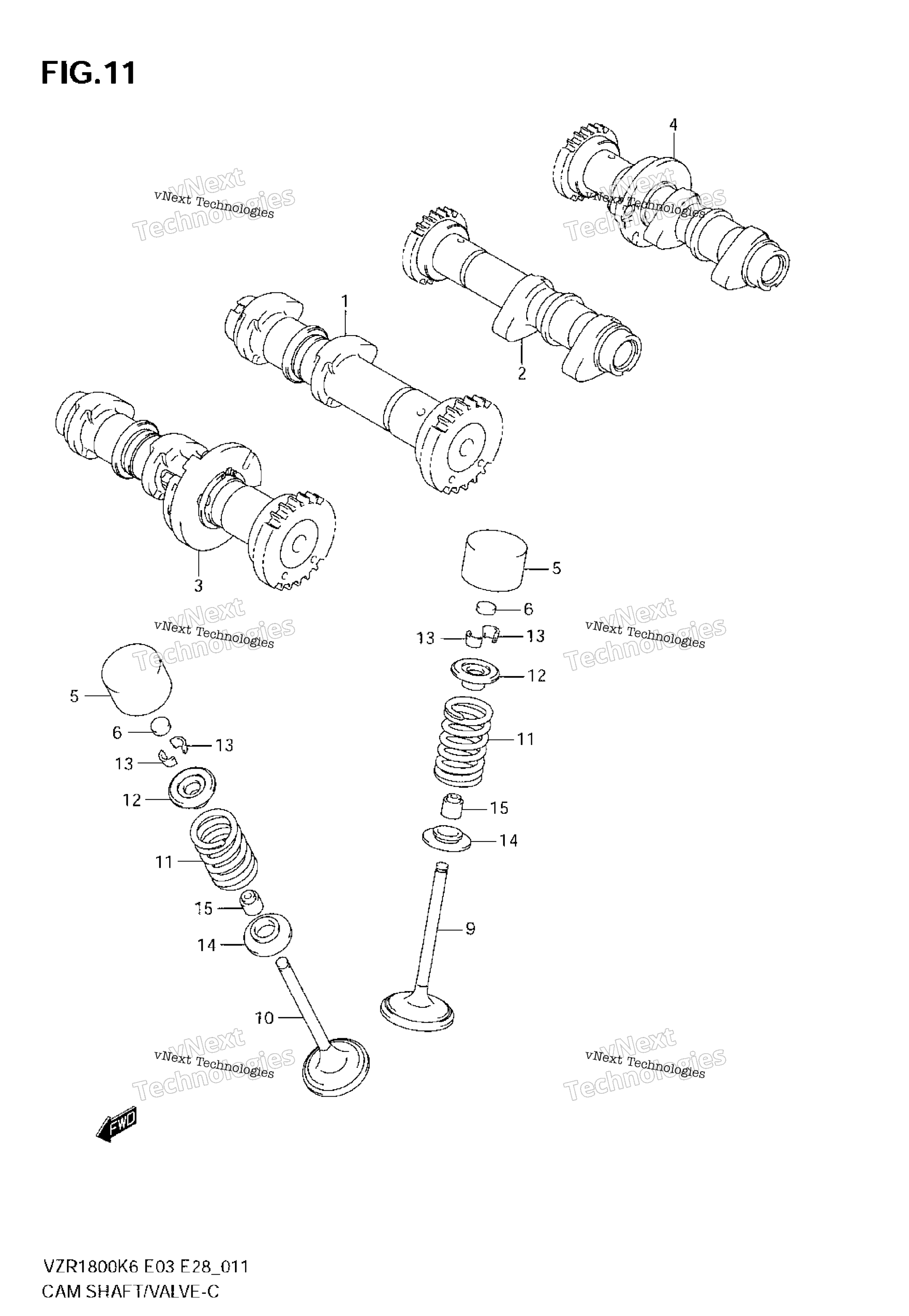 Camshaft клапан