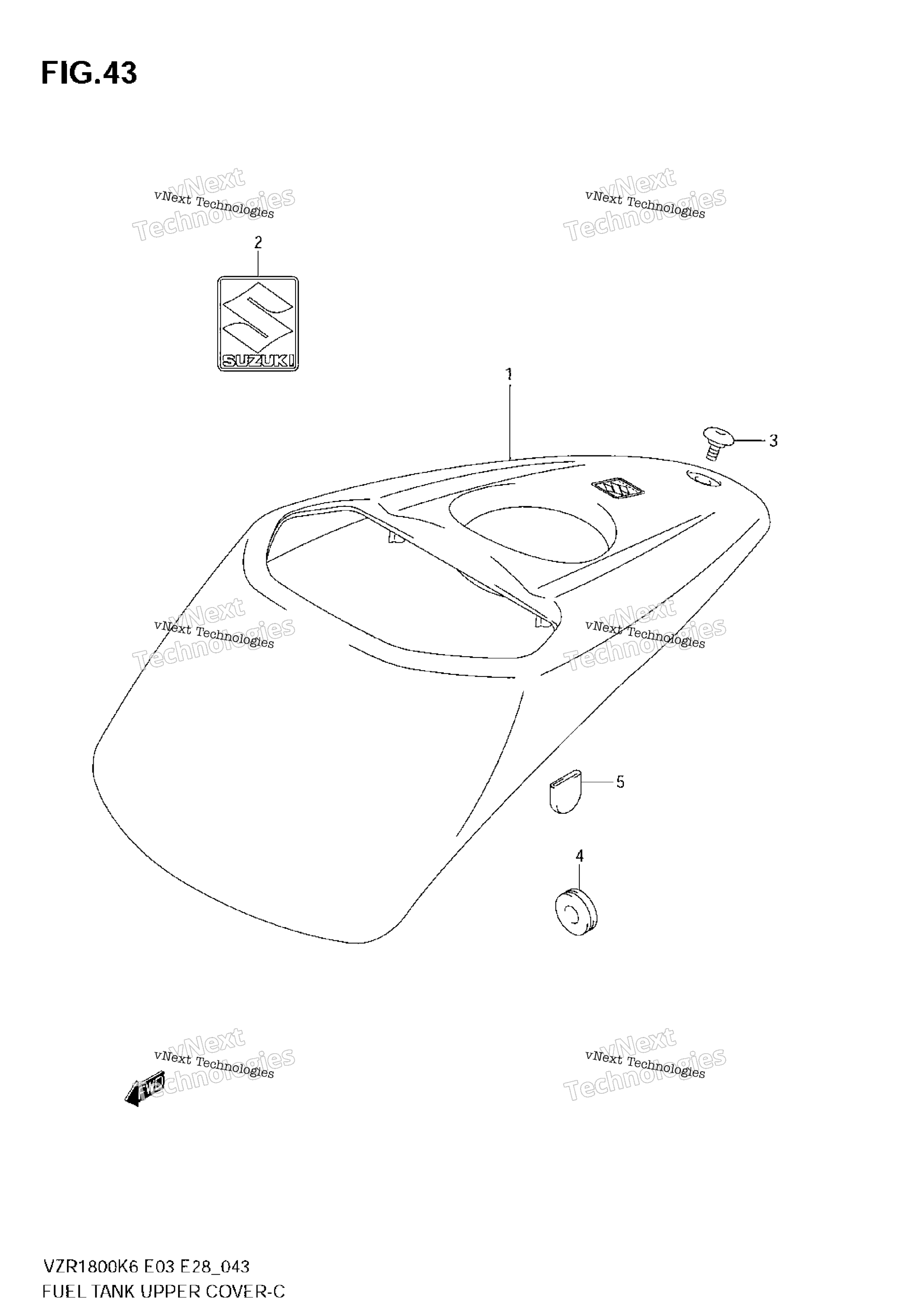 Топливная система Tank Upper Cover