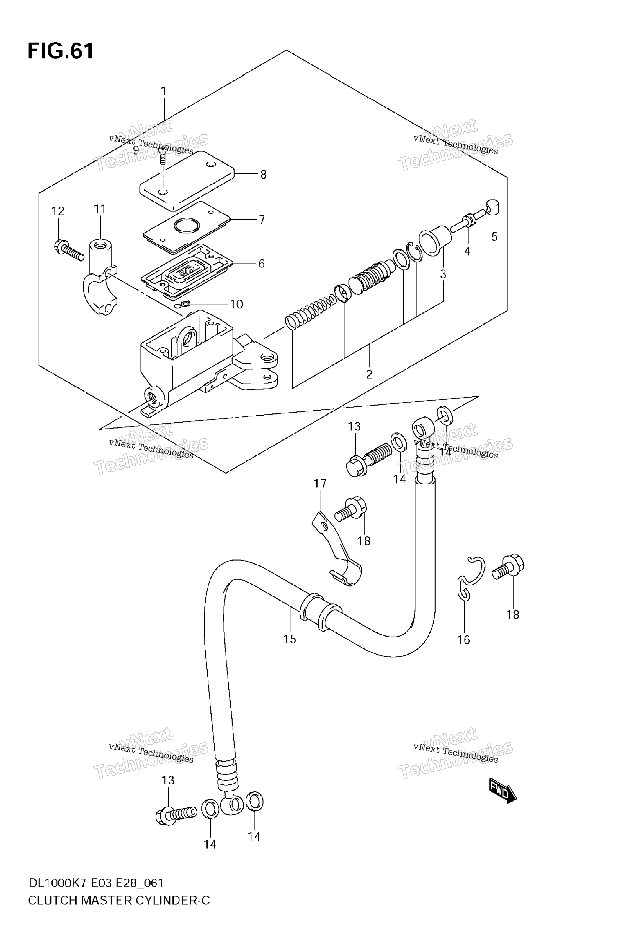 Сцепление MASTER CYLINDER