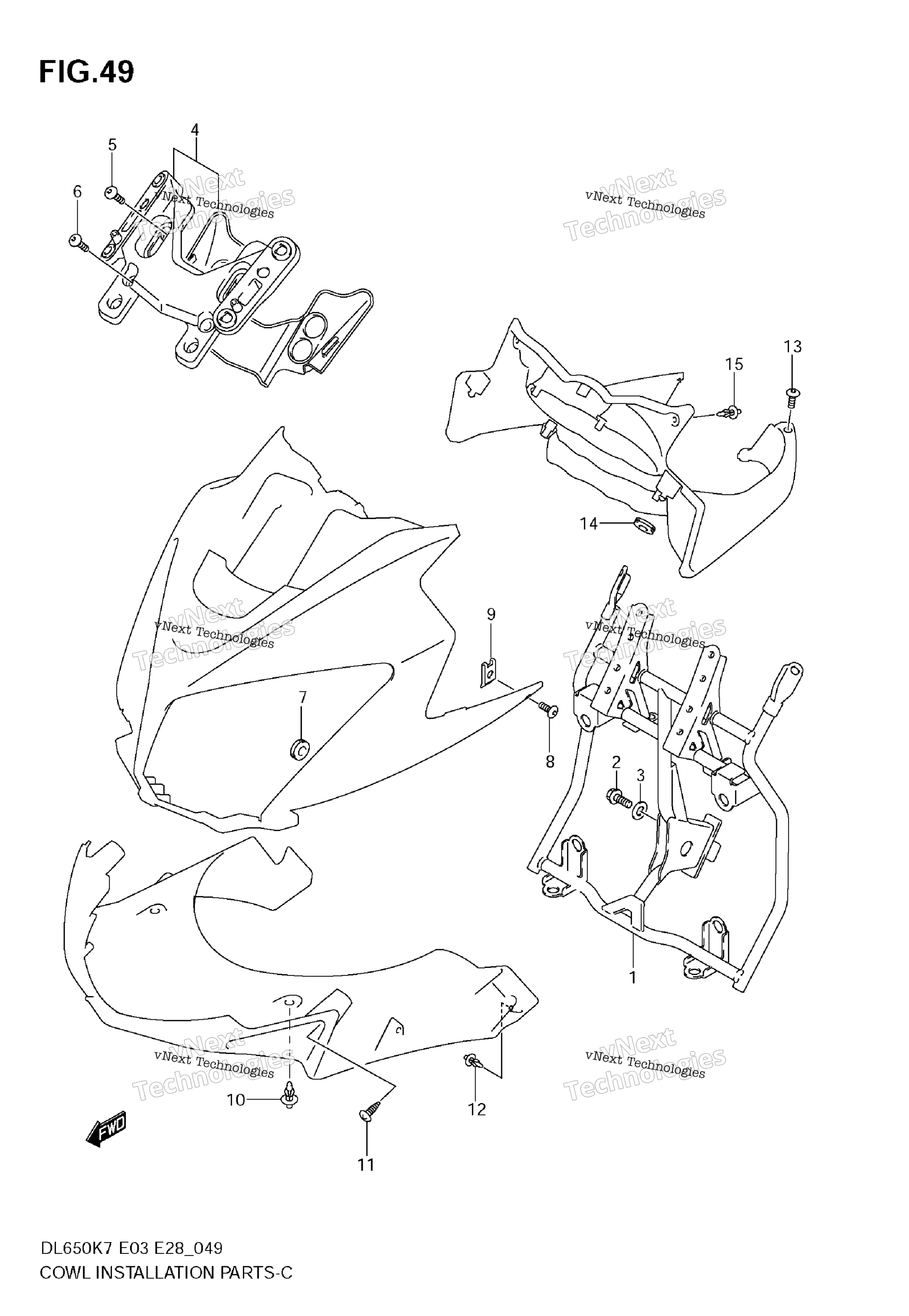 Cowl кузов Installation Parts