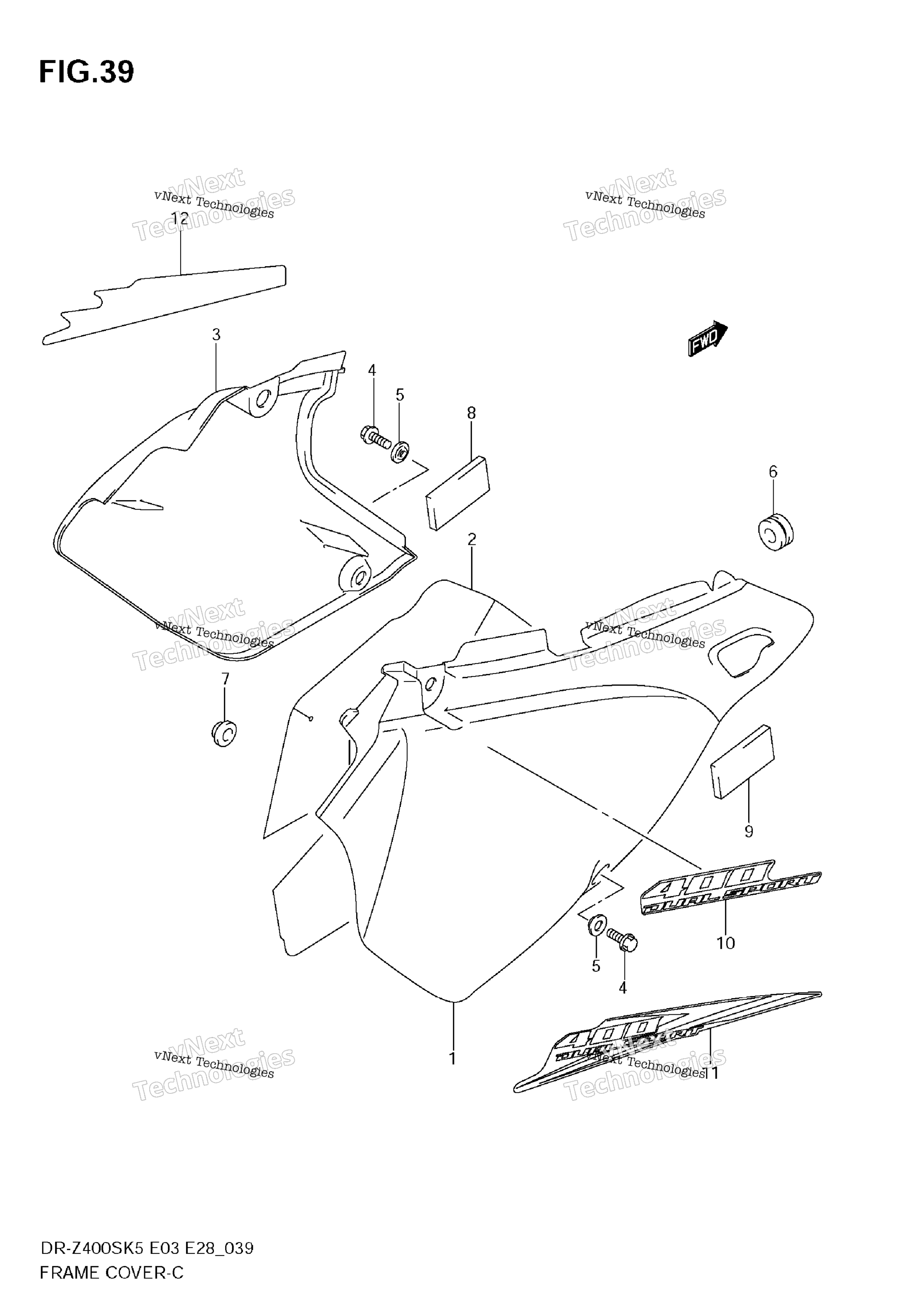 Крышка рамы (Model K5/K6/K7/K8)