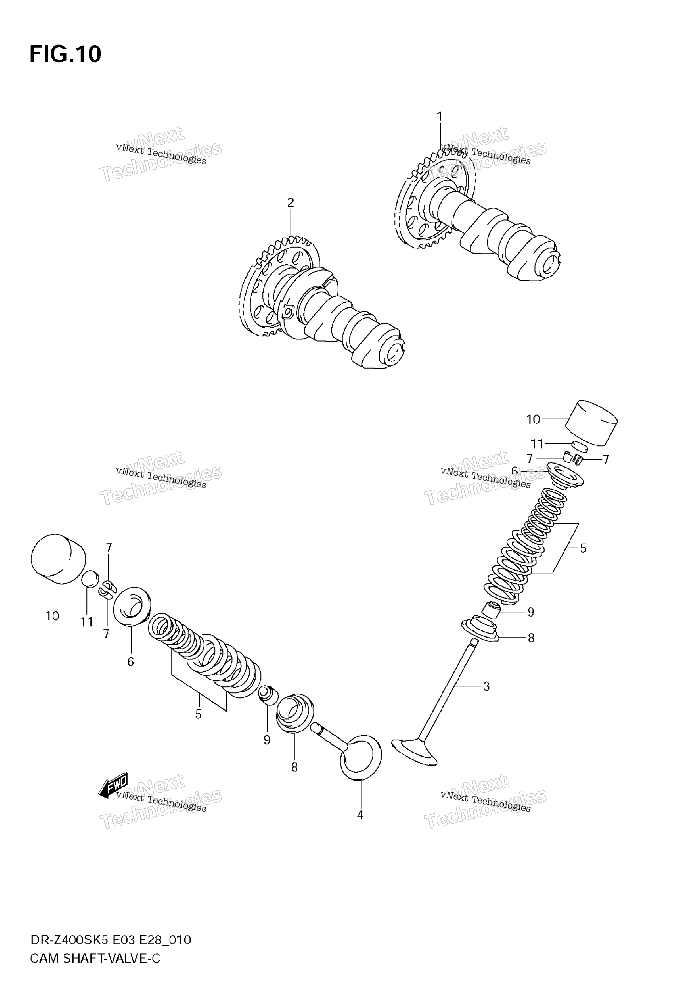 Camshaft / клапан