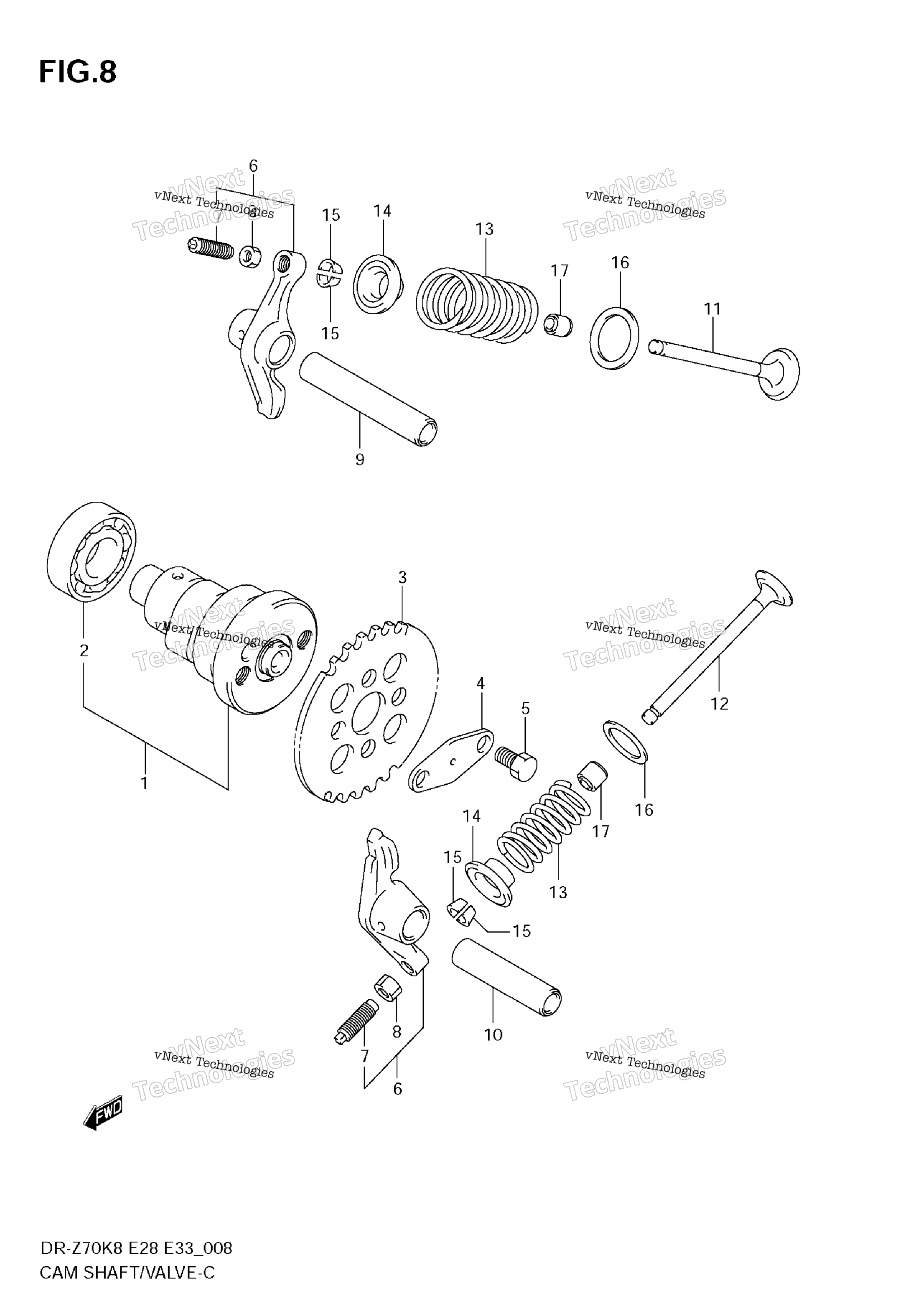 Camshaft клапан