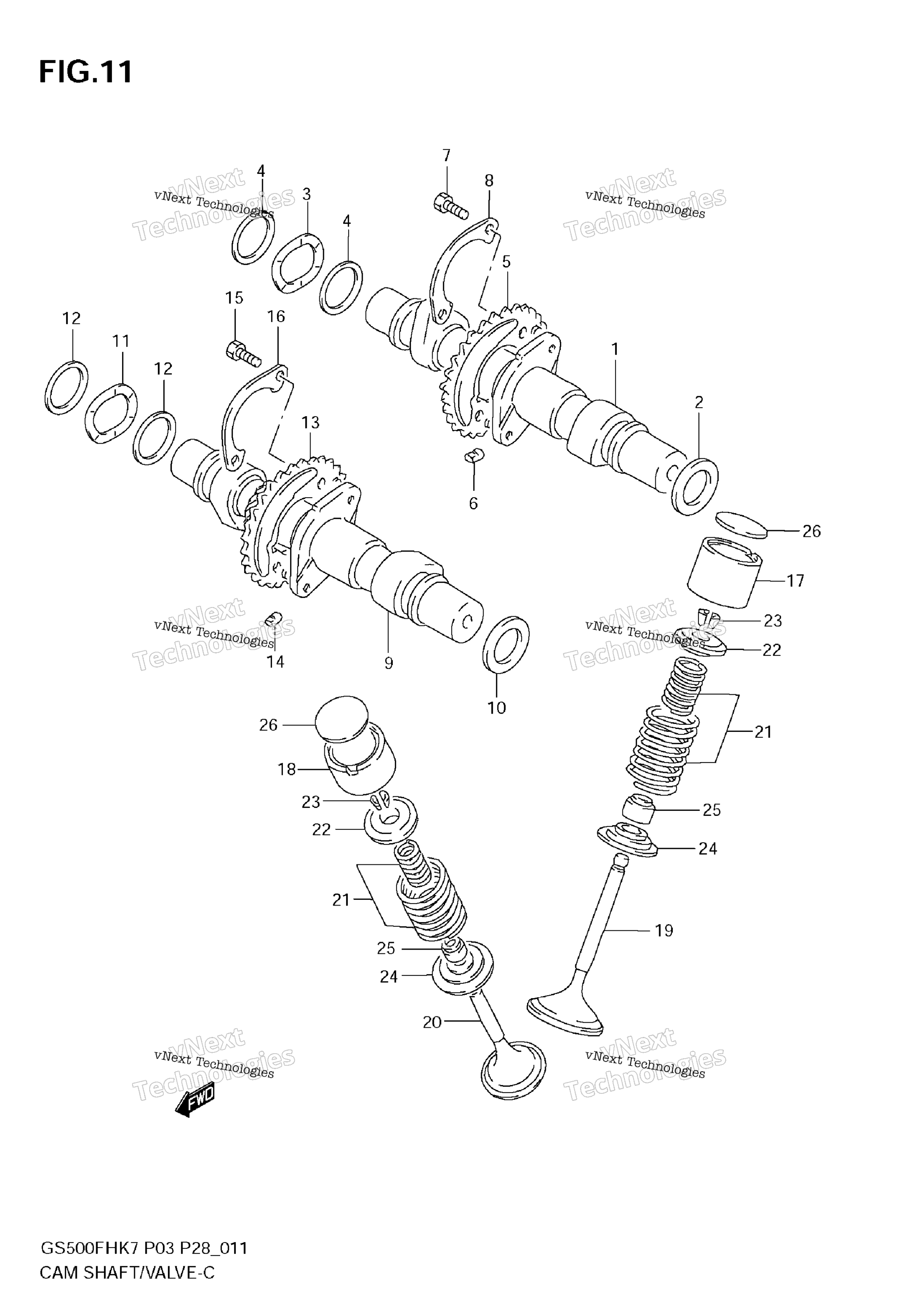 Camshaft клапан