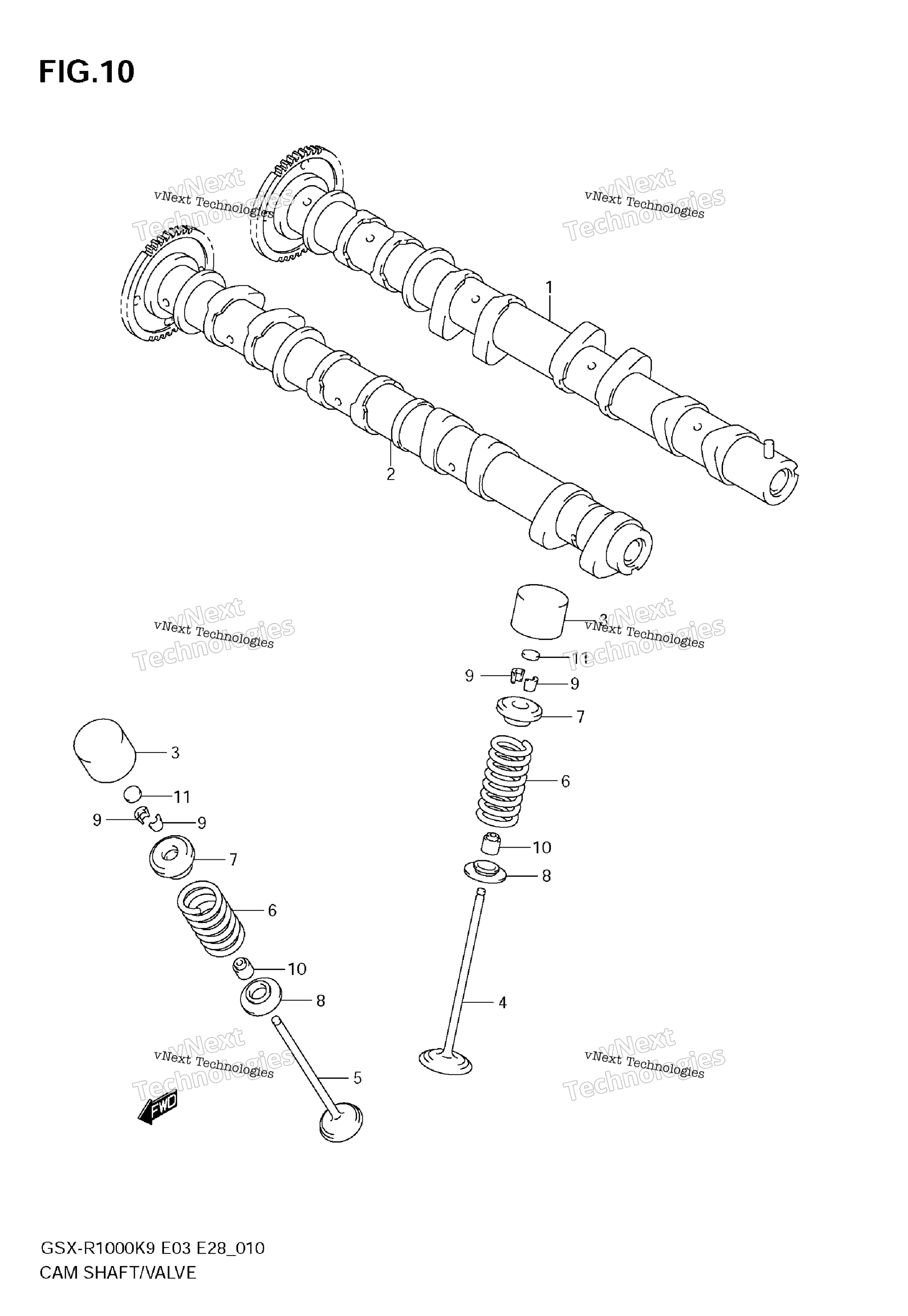 Camshaft клапан