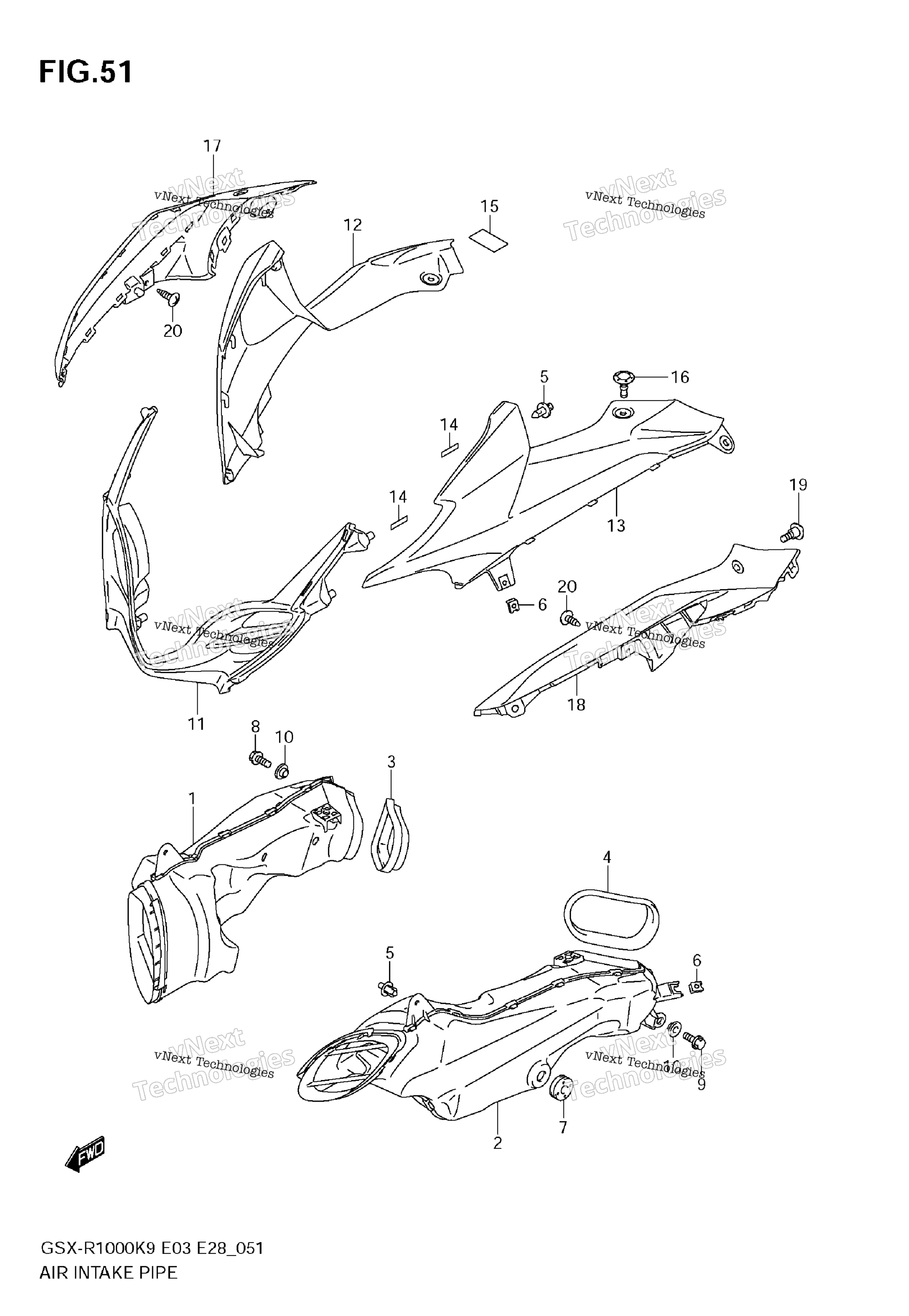 Впускная система Pipe