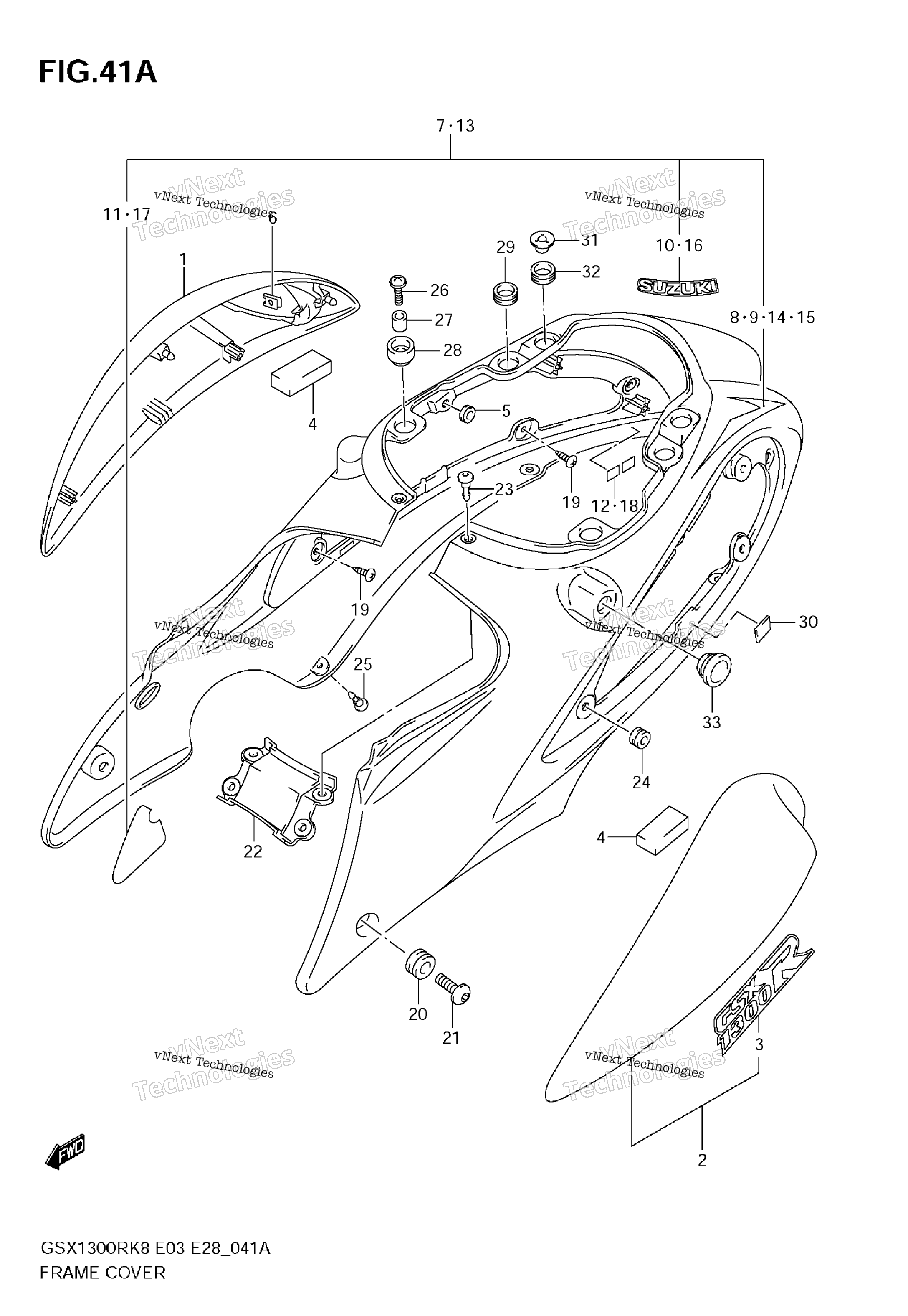 Крышка рамы (Model K9)