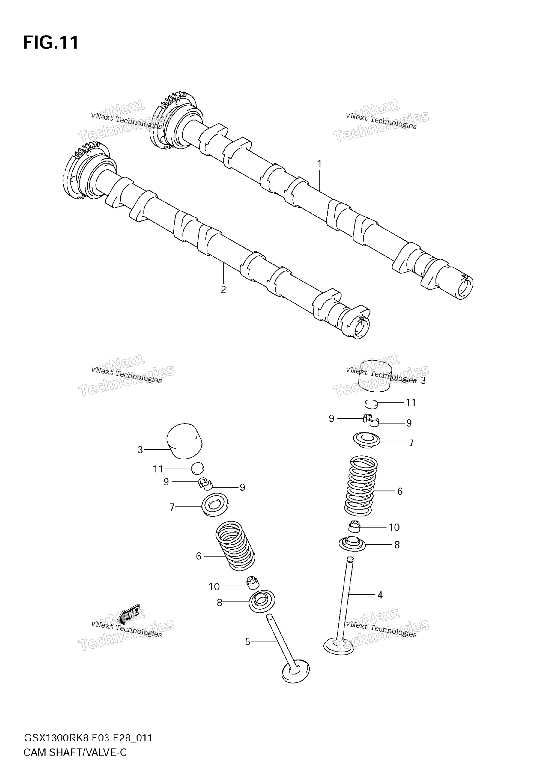 Camshaft / клапан