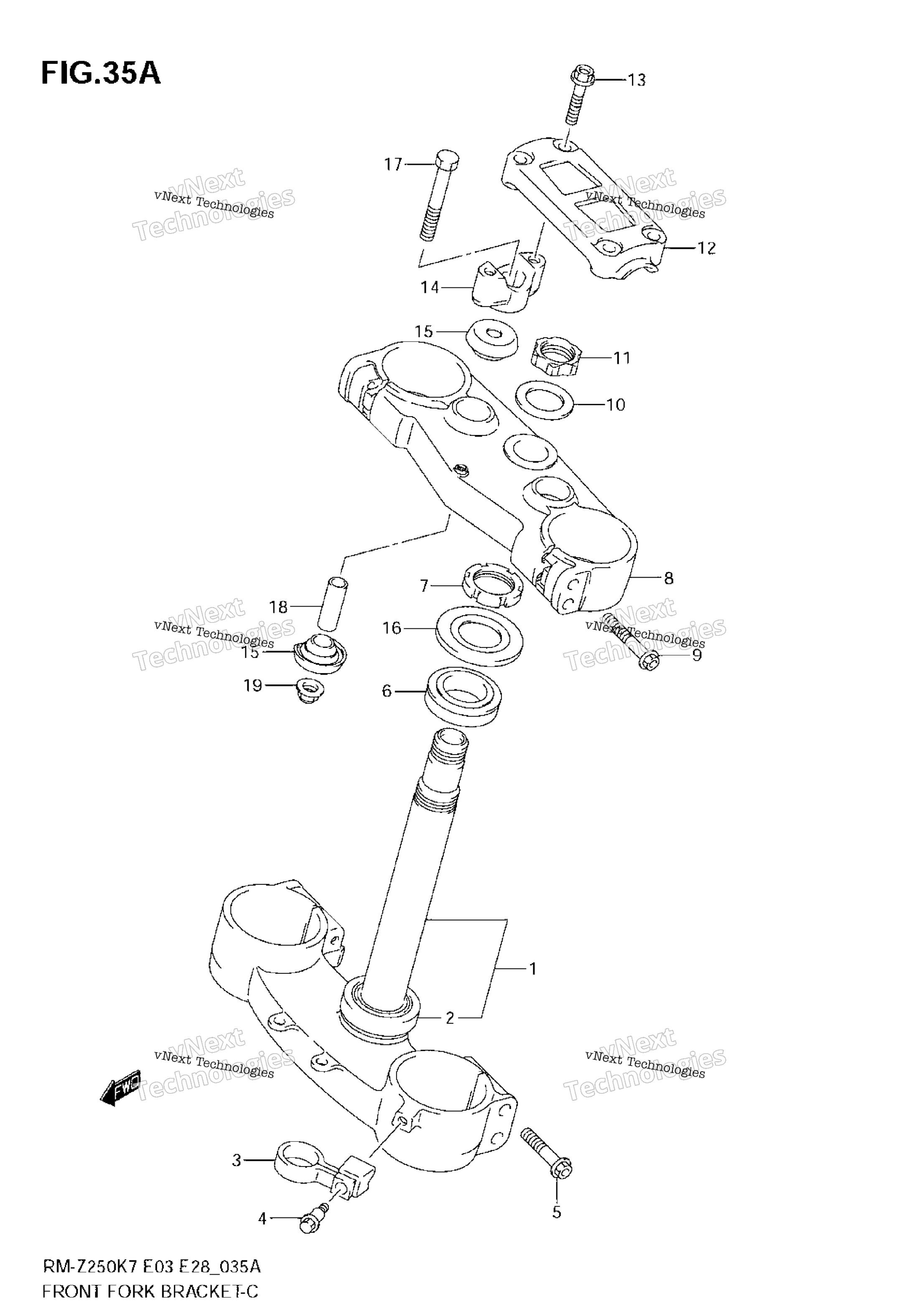 Рулевая колонка (Model K8/K9)