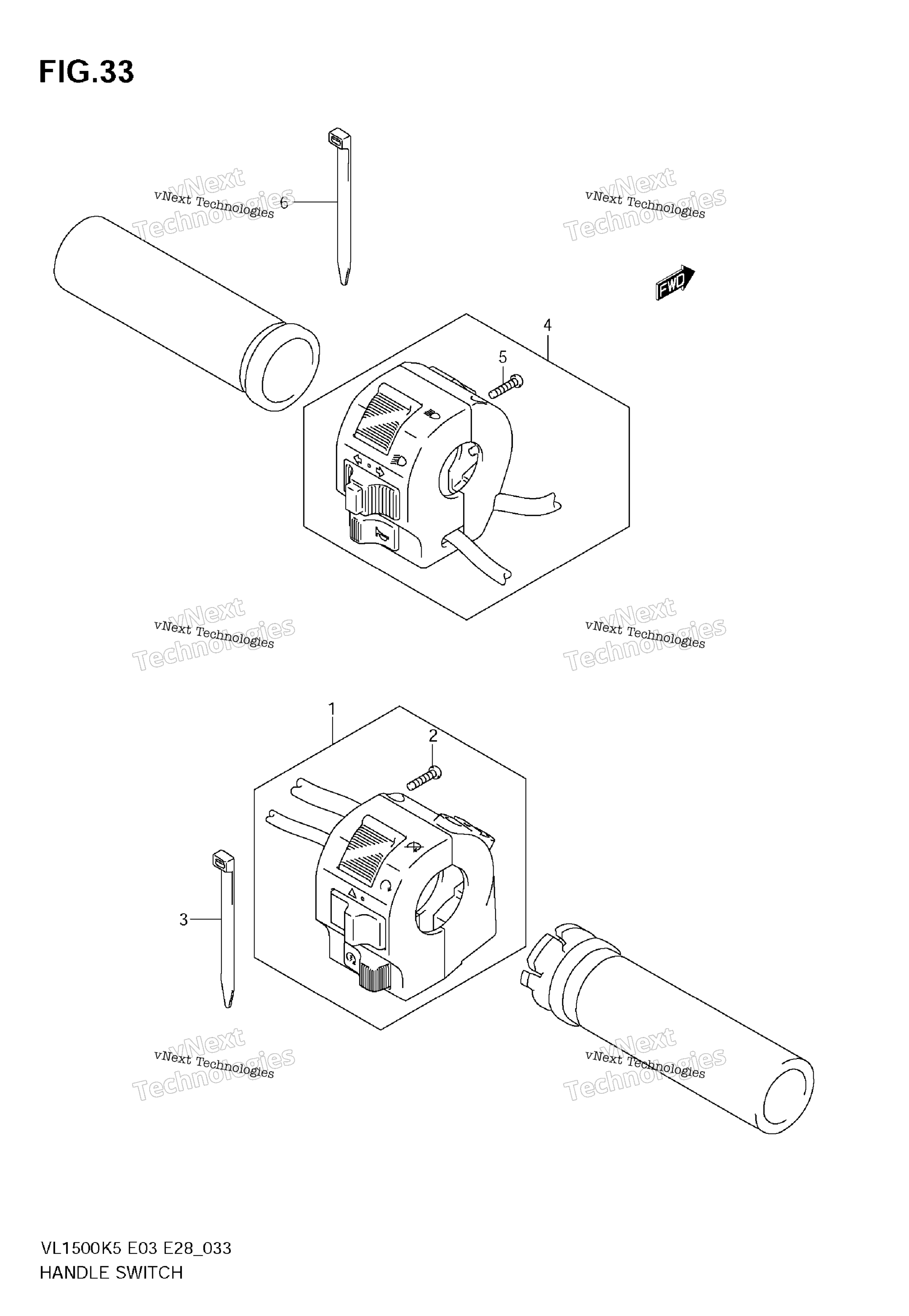 Переключатели на руле (Model K5/K6)