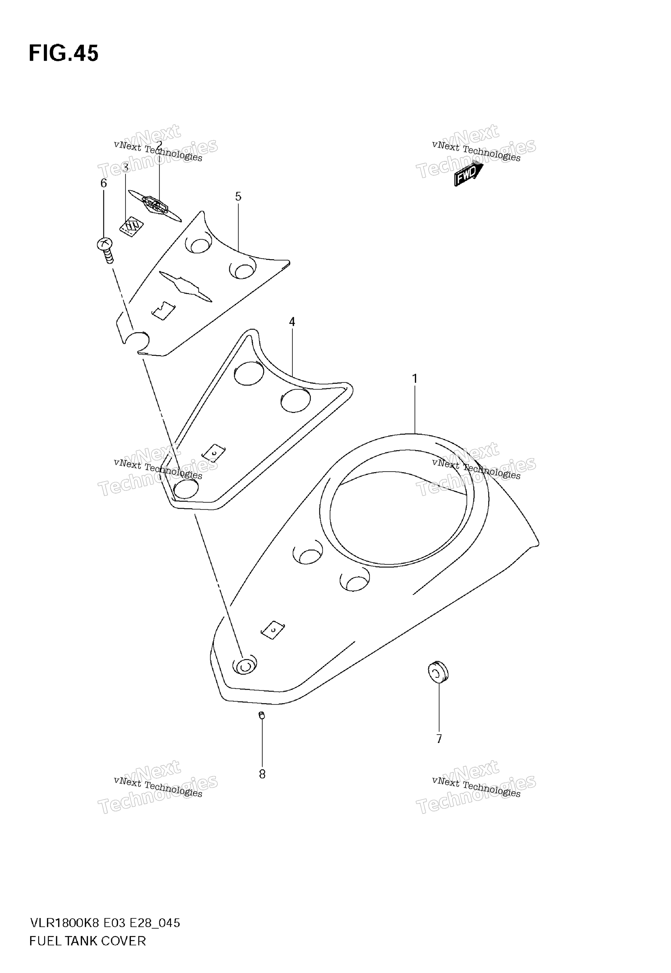 Топливная система Tank Cover