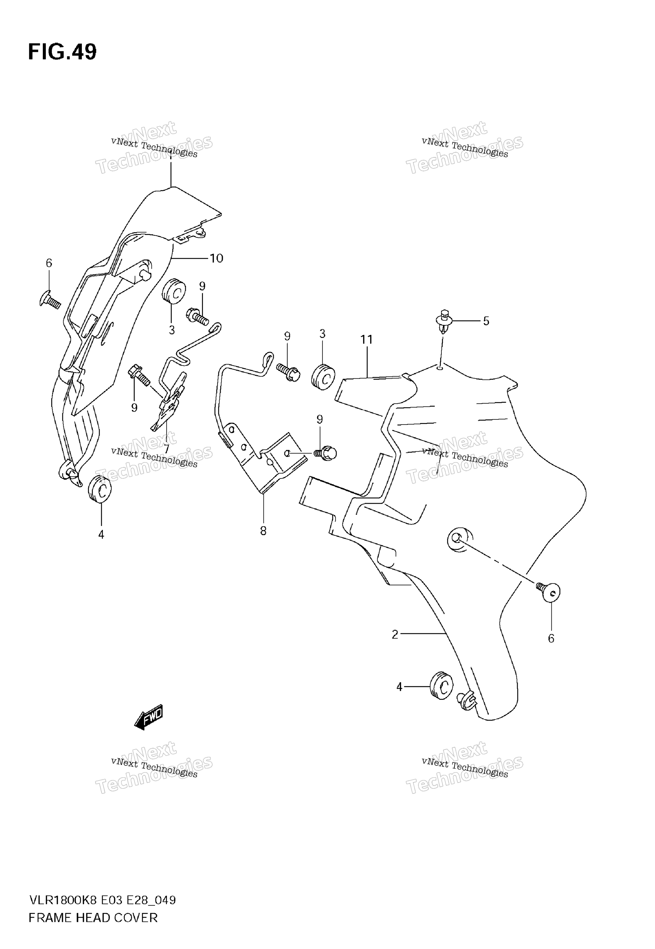 Рама Head Cover
