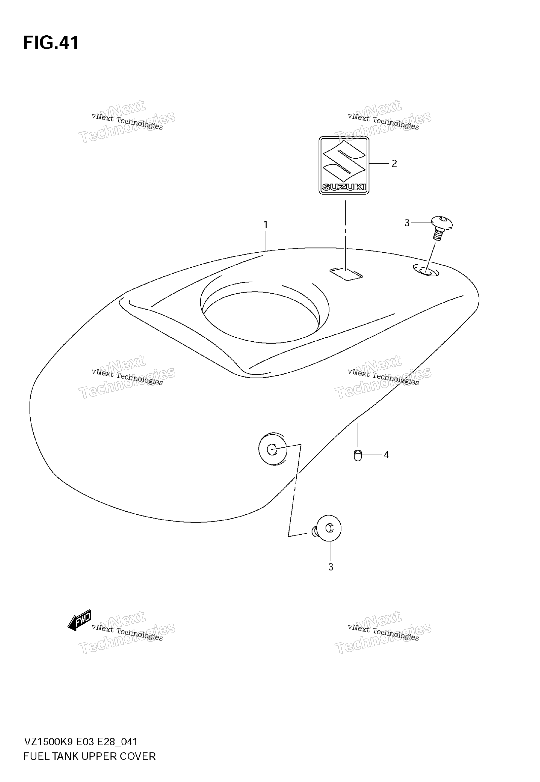 Топливная система Tank Upper Cover