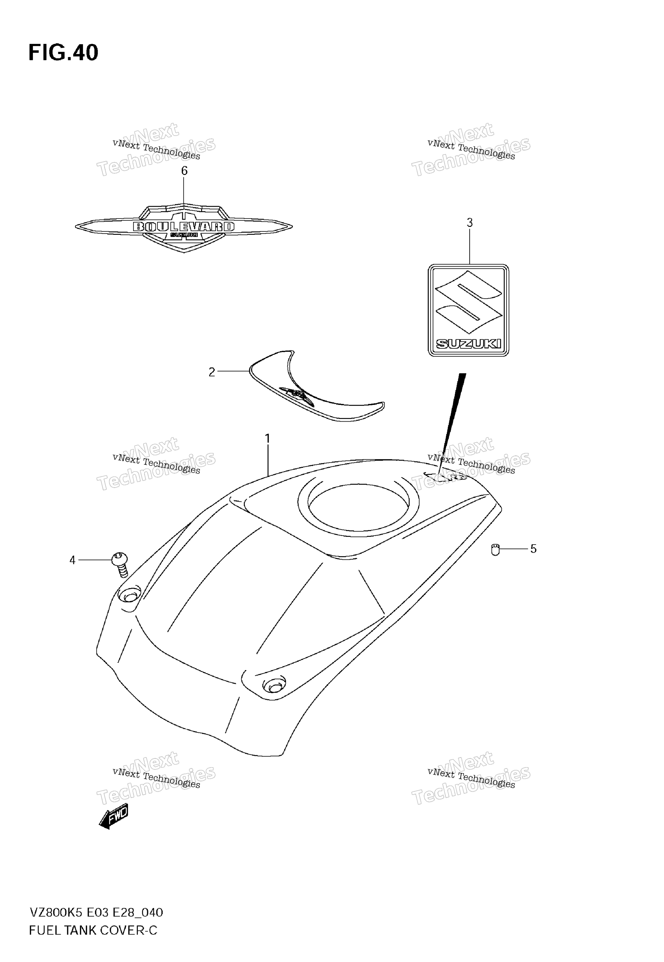 Топливная система Tank Cover