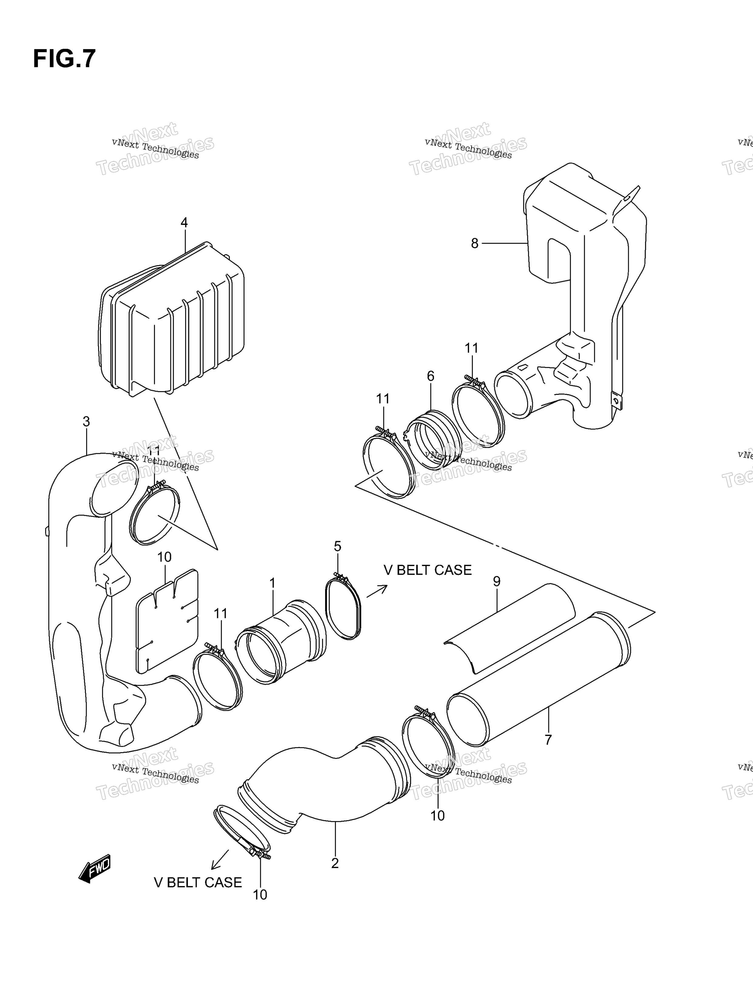 Система охлаждения Duct