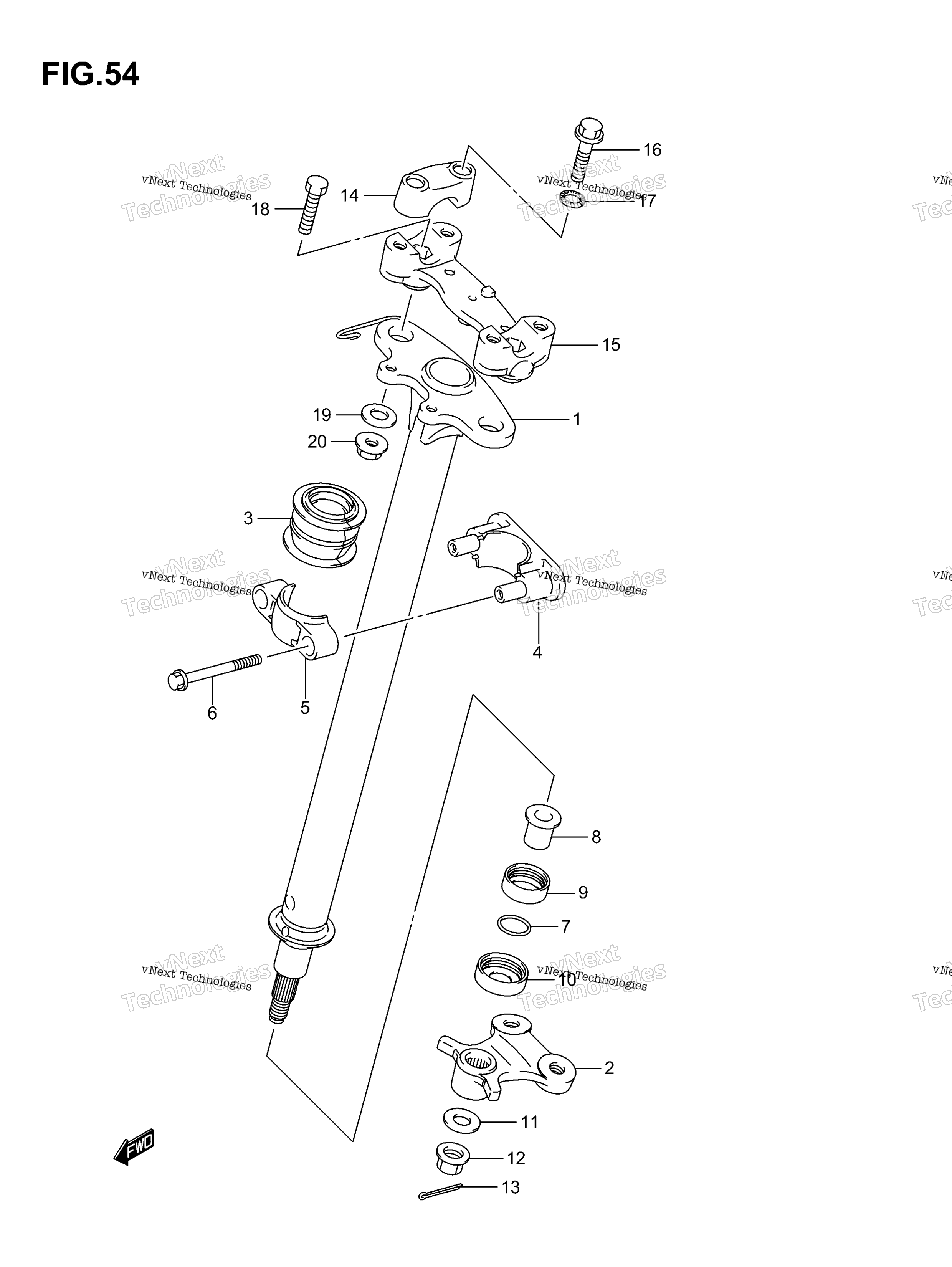 Вал рулевого управления