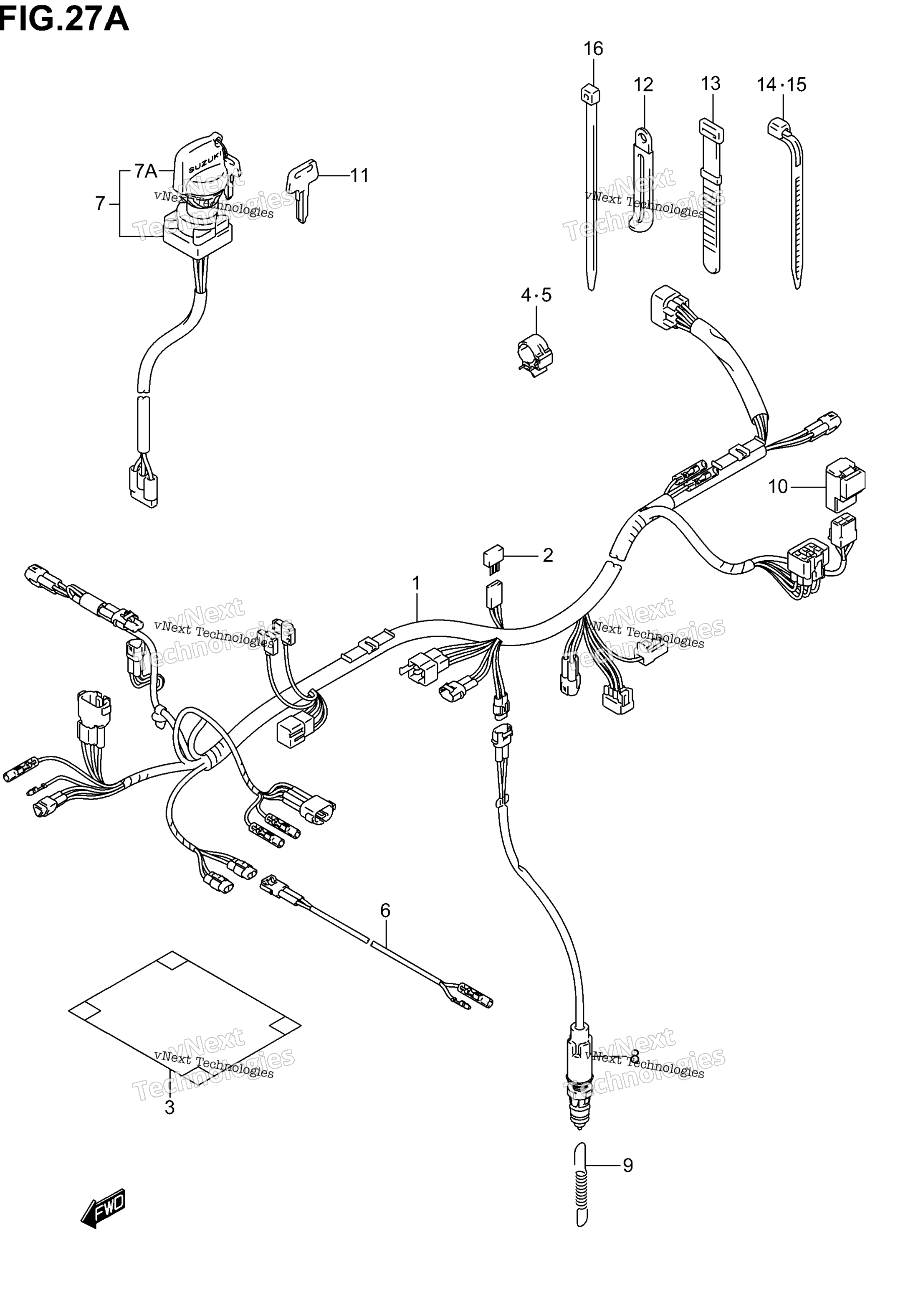 Жгут проводов (Model K5/K6)