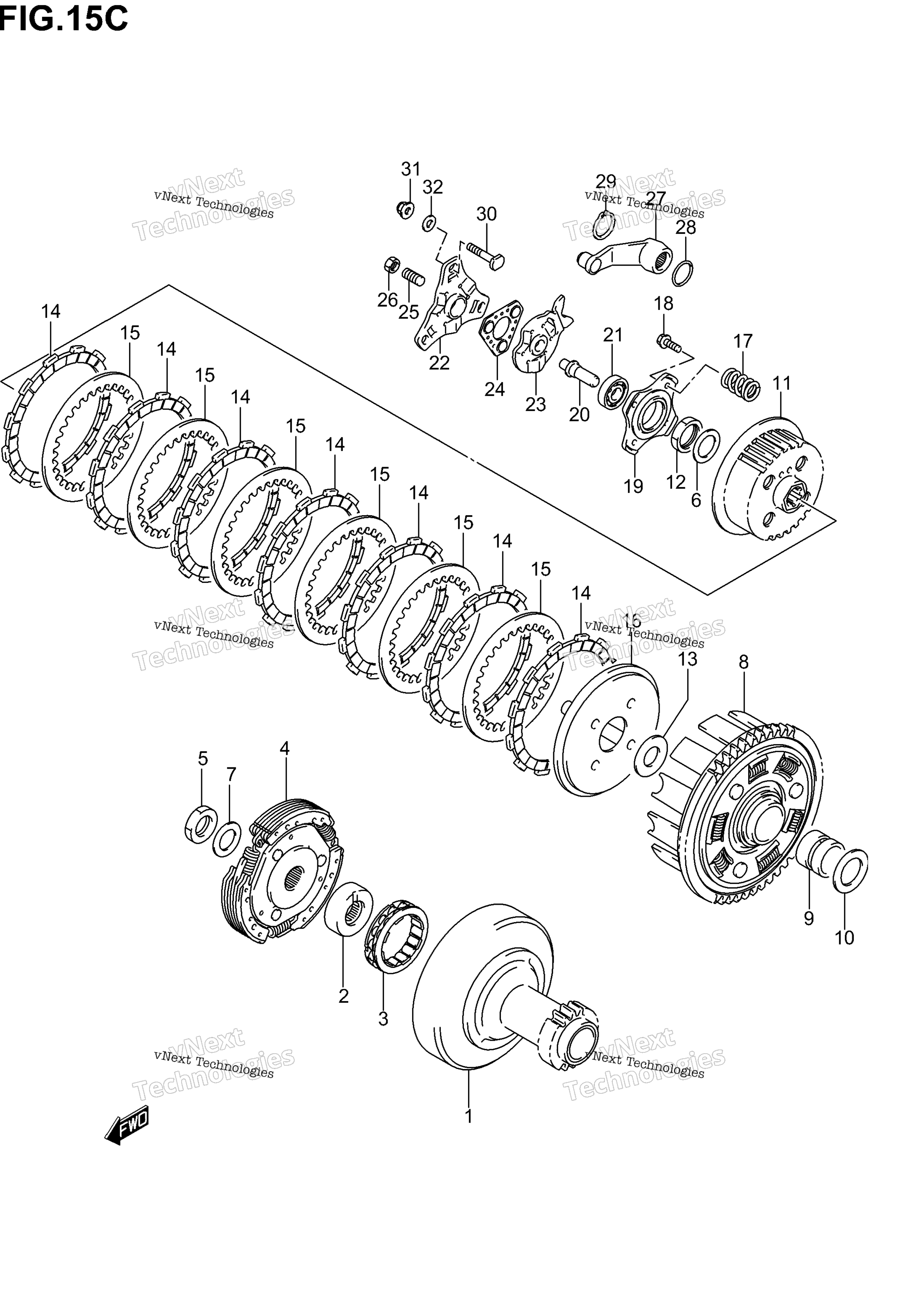 Сцепление (Model K5/K6)