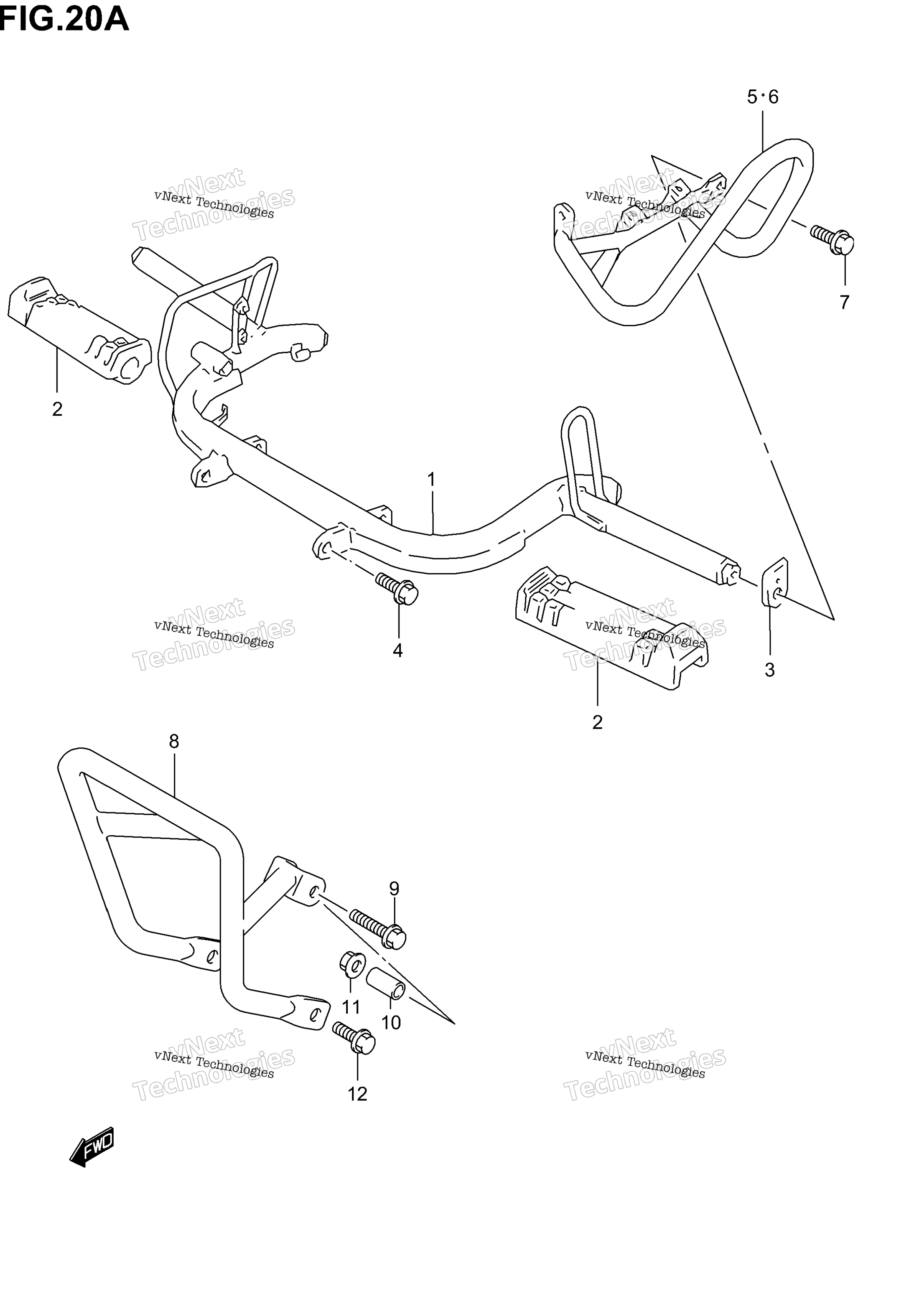 Подножка (Model K3/K4/K5/K6 E28)