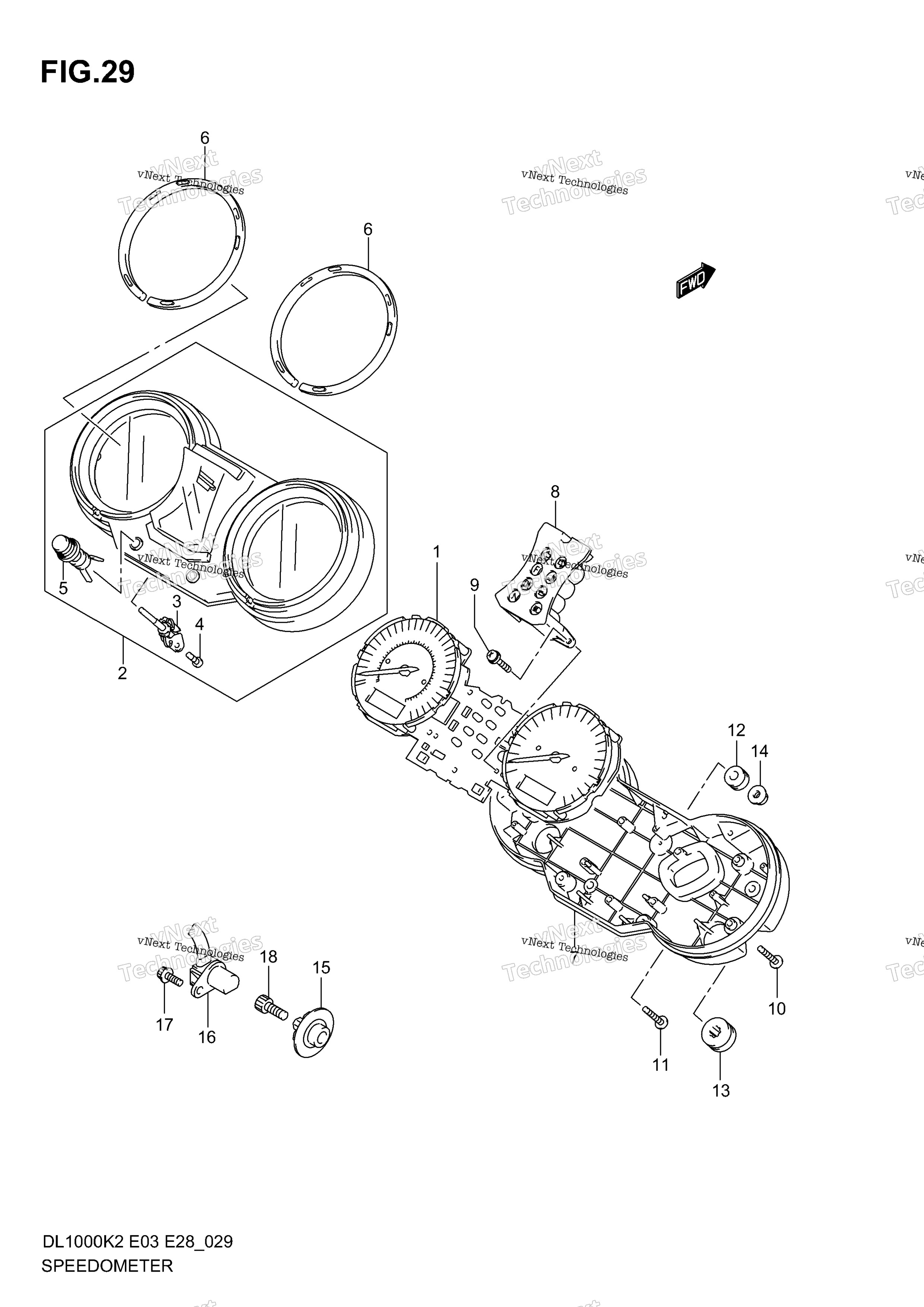 Спидометр (Model K2/K3)