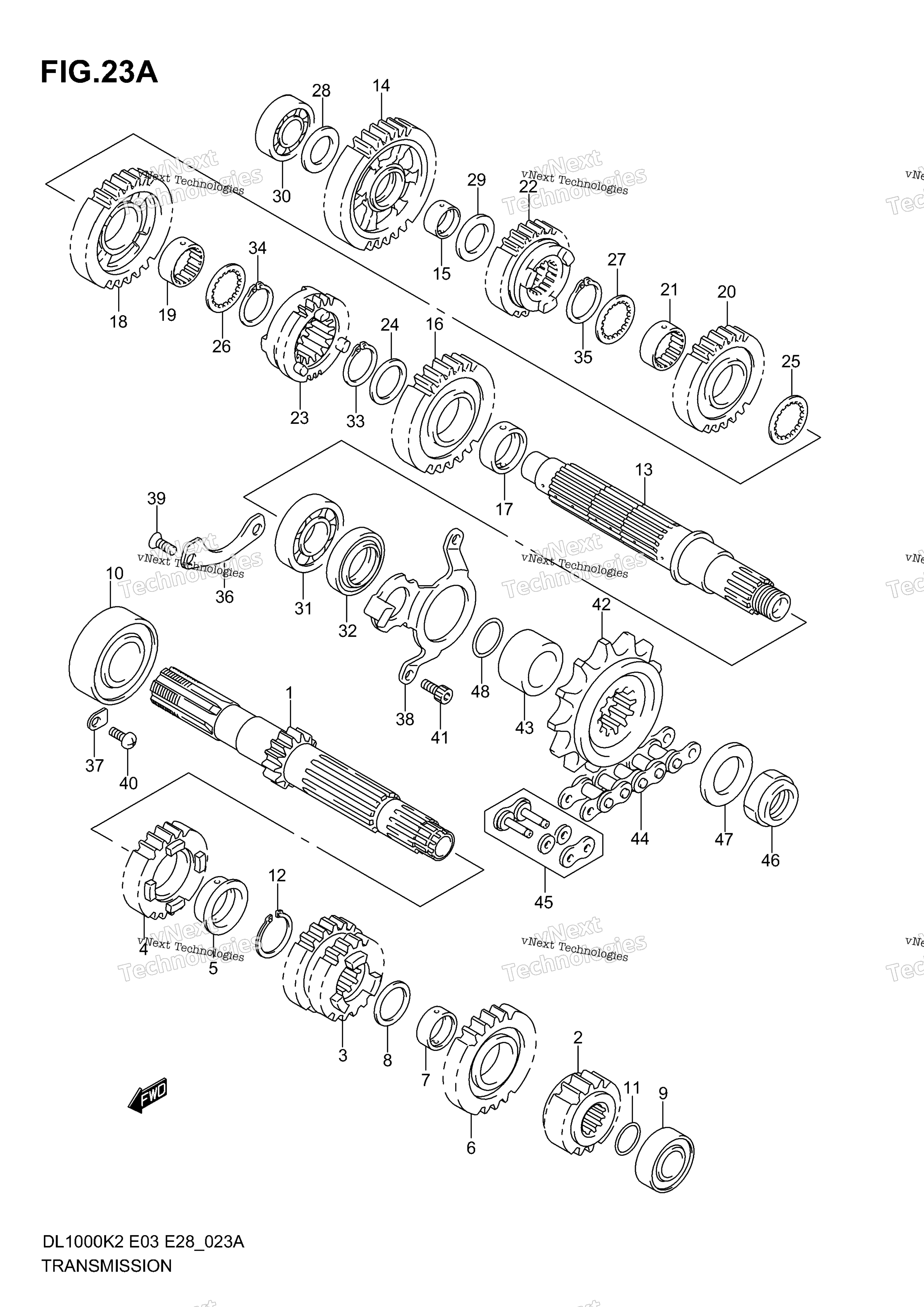 Трансмиссия (Model K4/K5/K6)