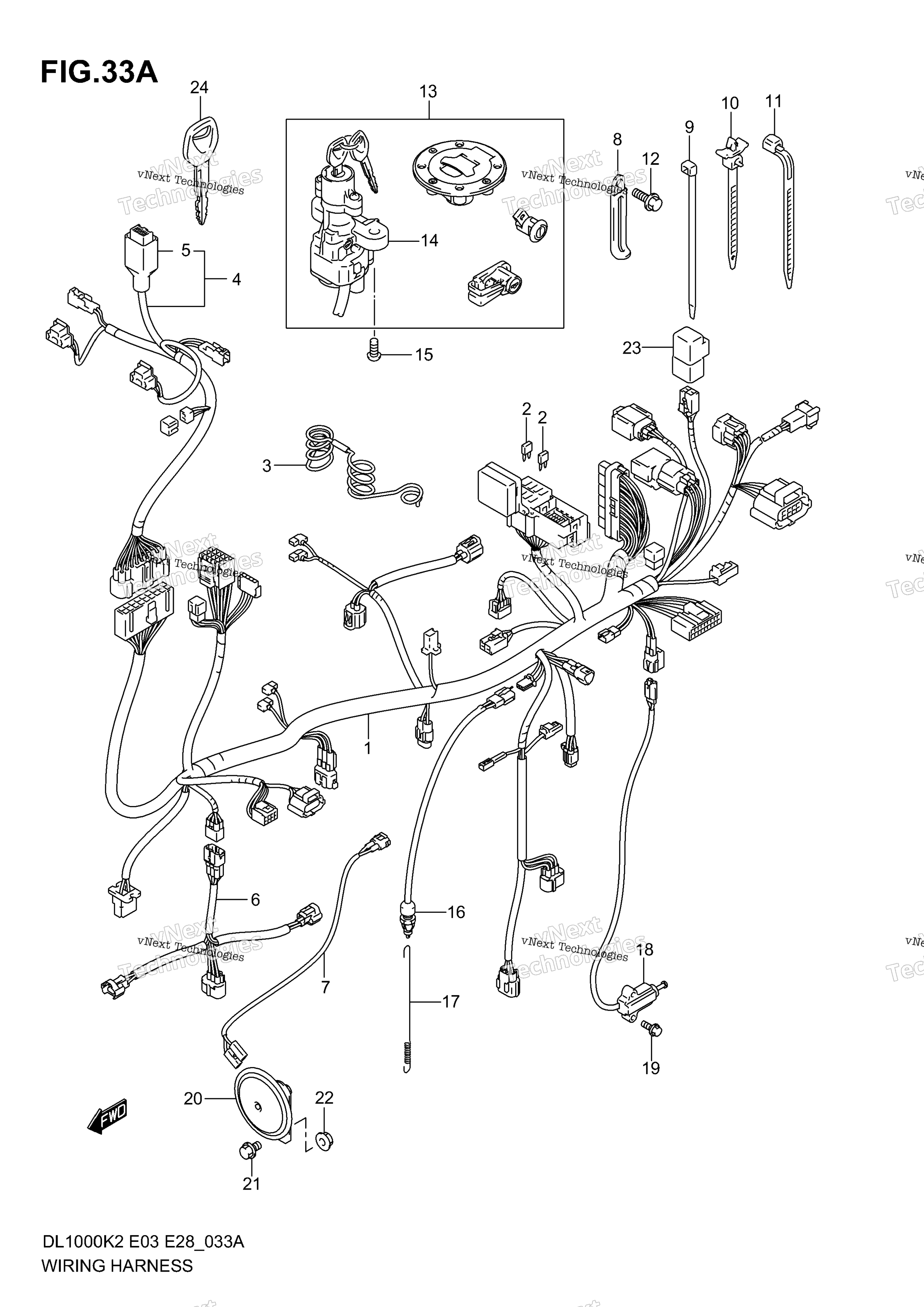 Жгут проводов (Model K4/K5/K6)