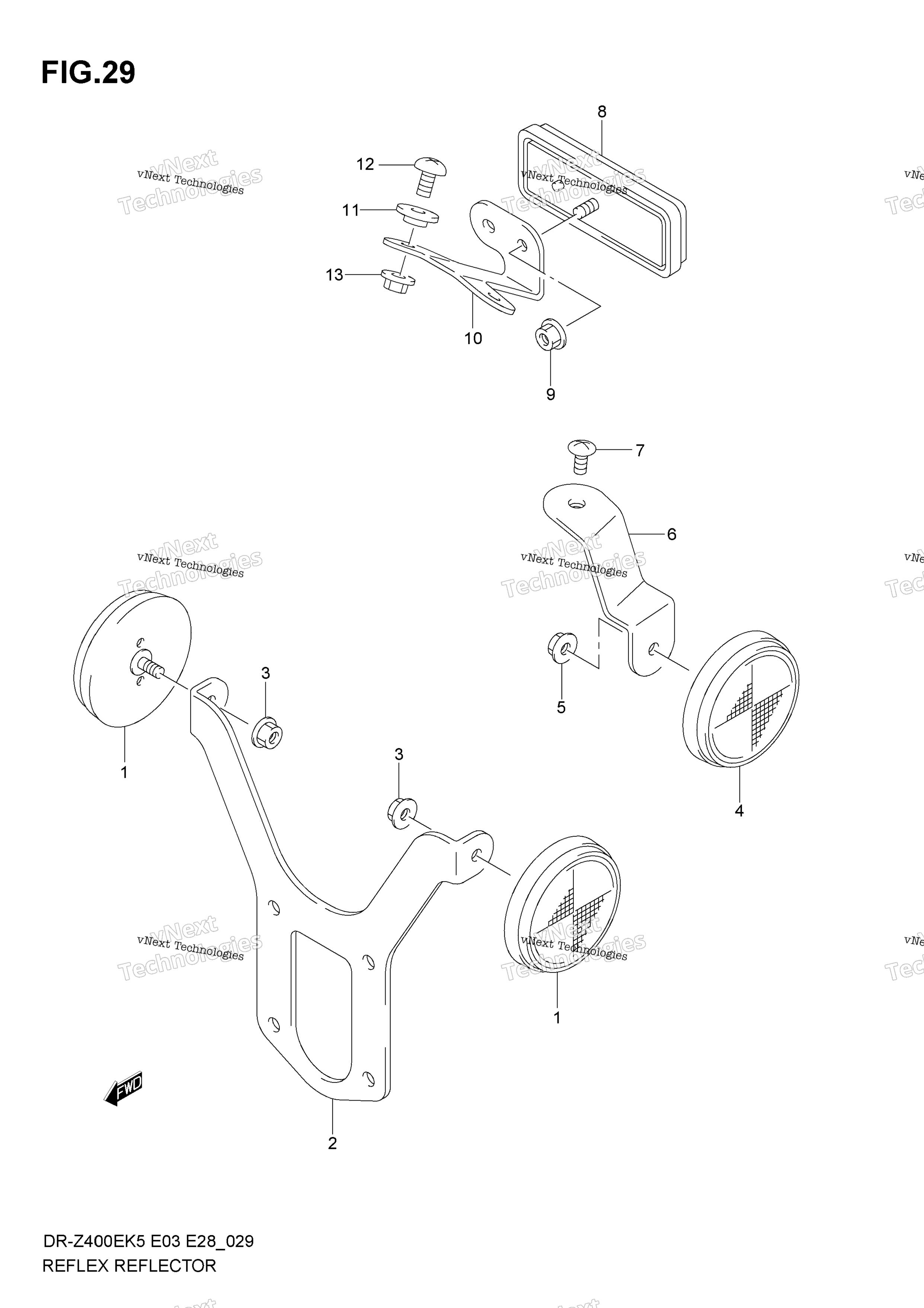 Reflex отражатель E28