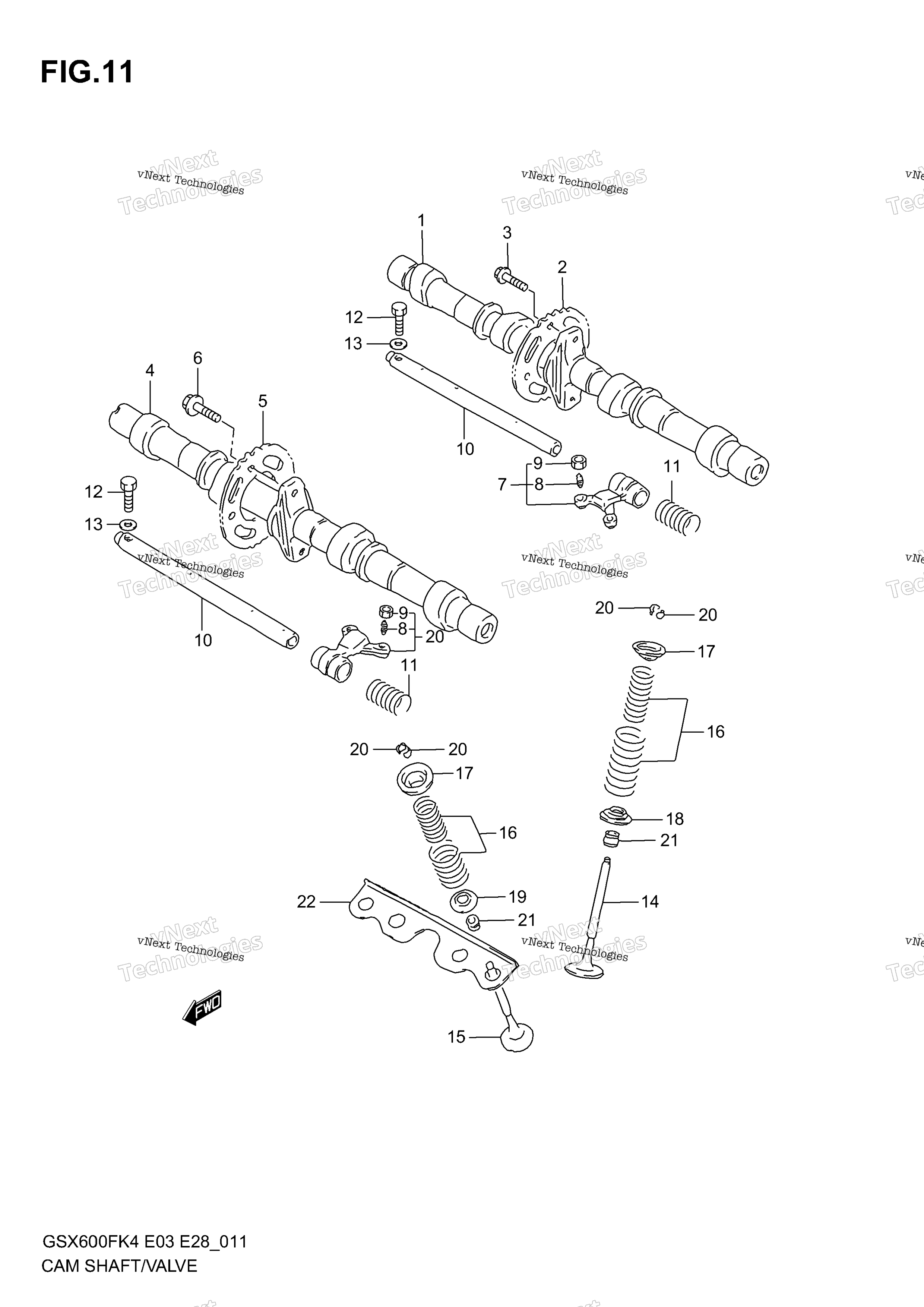 Camshaft клапан