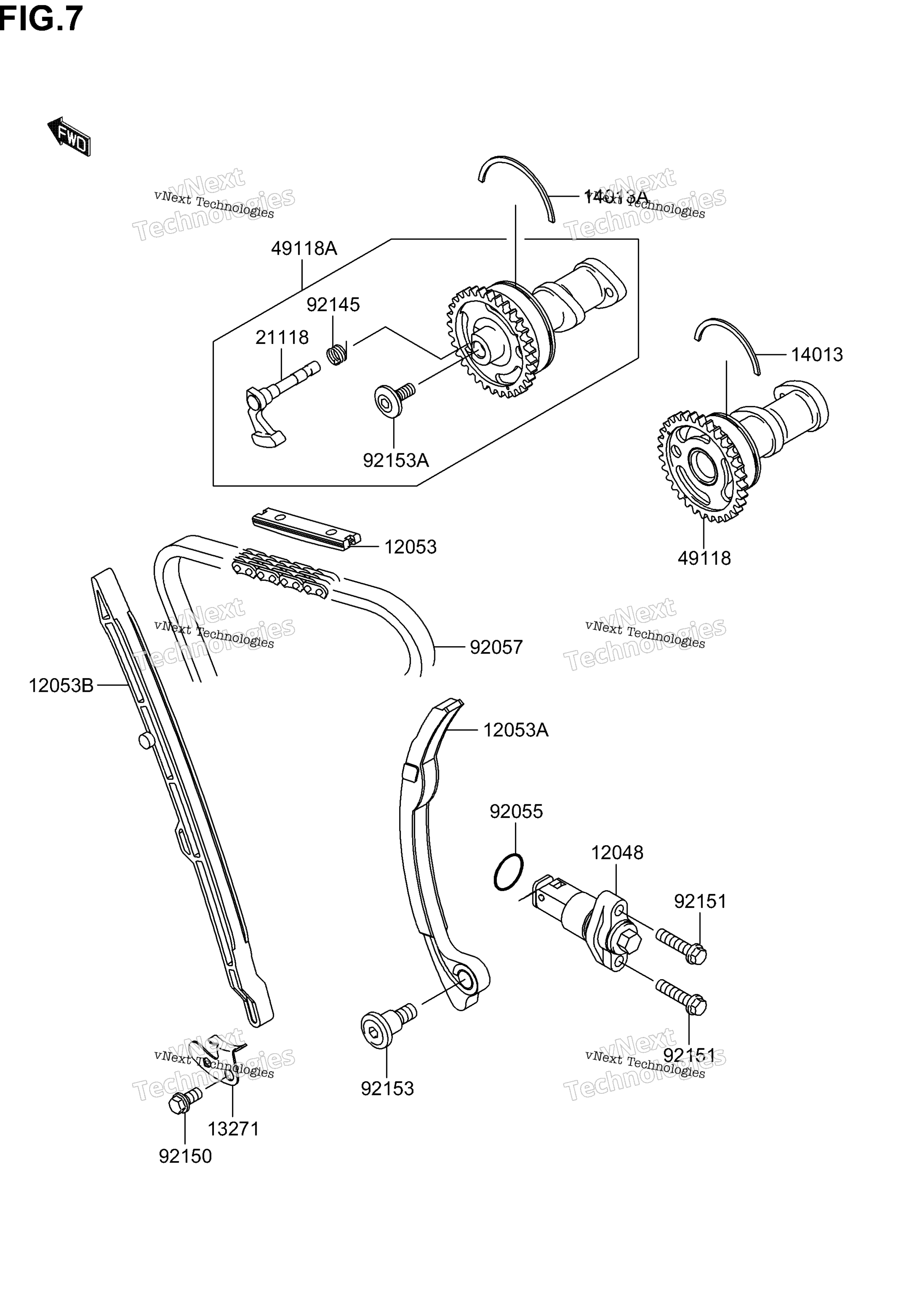 Camshaft / Tensioner