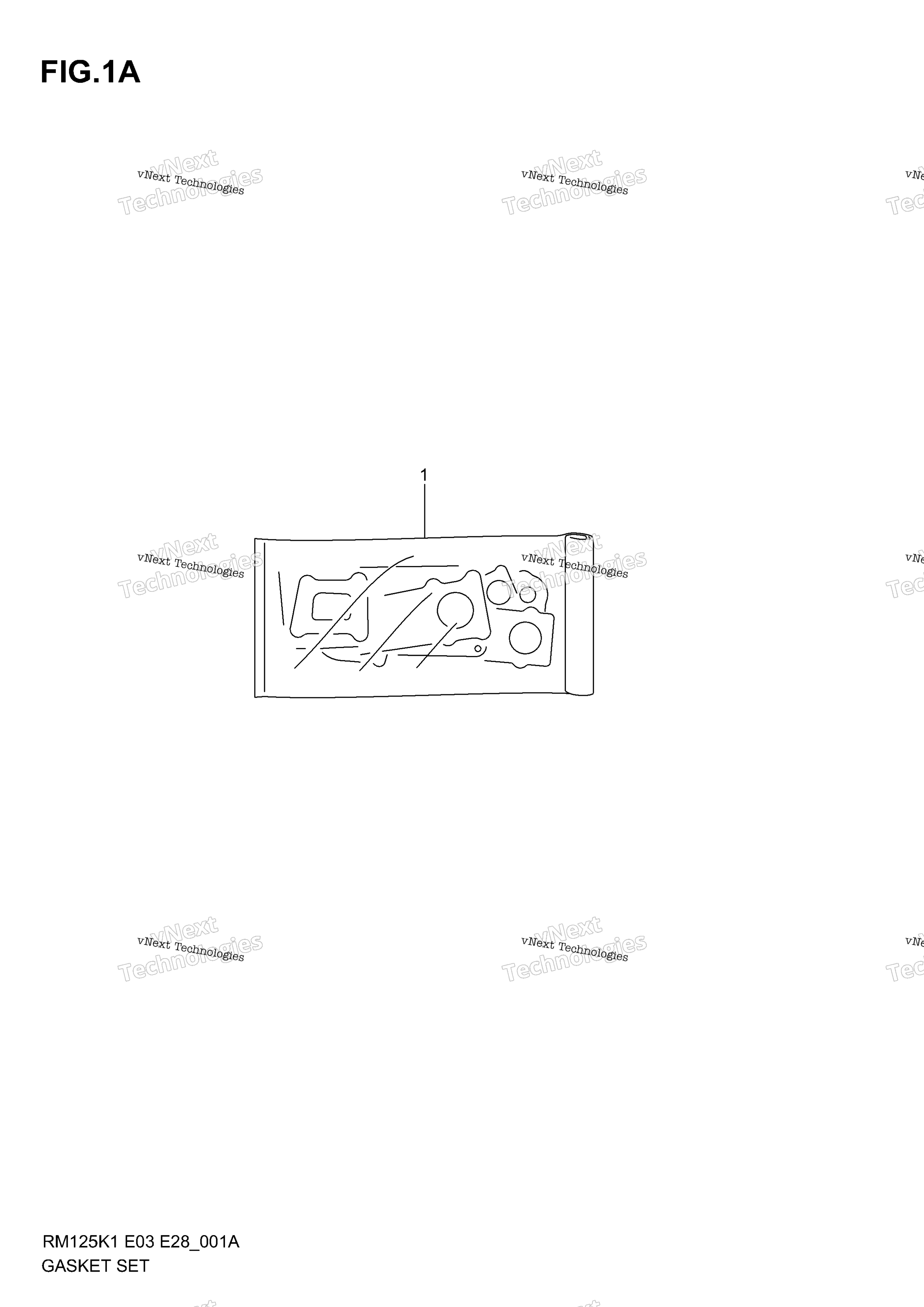 Gasket комплект (Model K3 / K4 / K5 / K6)