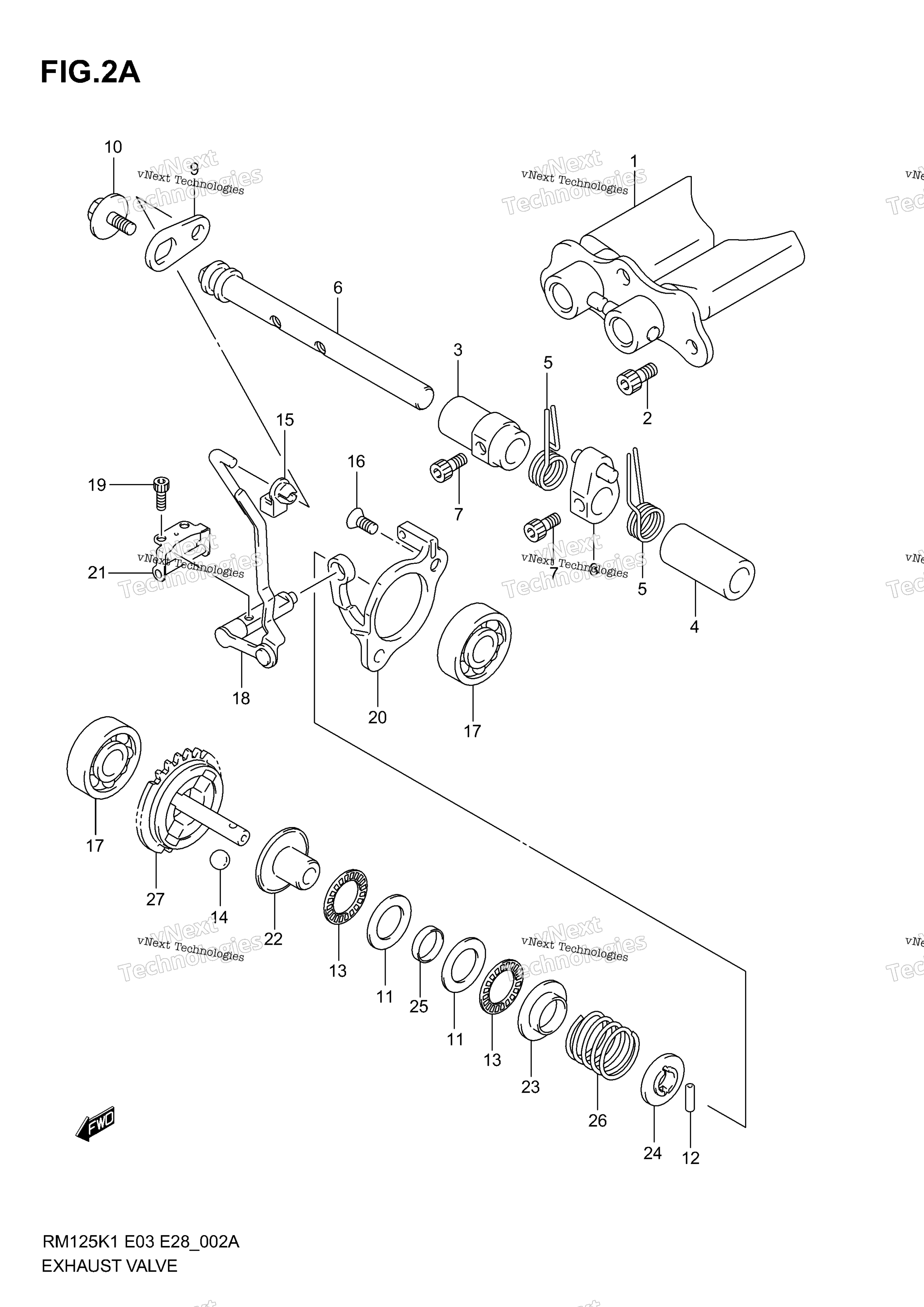 Выхлопная система Valve (Model K3)