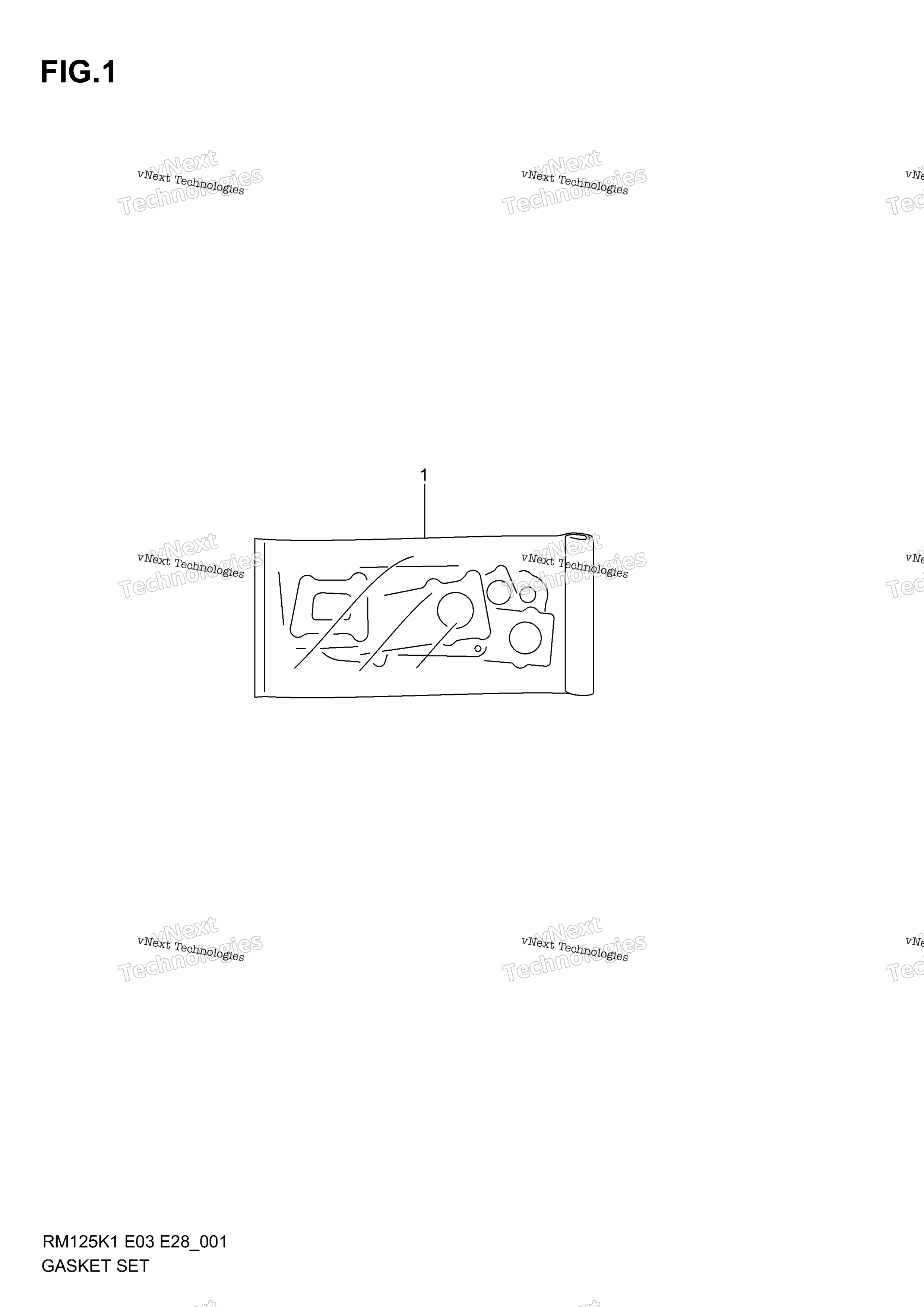 Gasket комплект (Model K1 / K2)