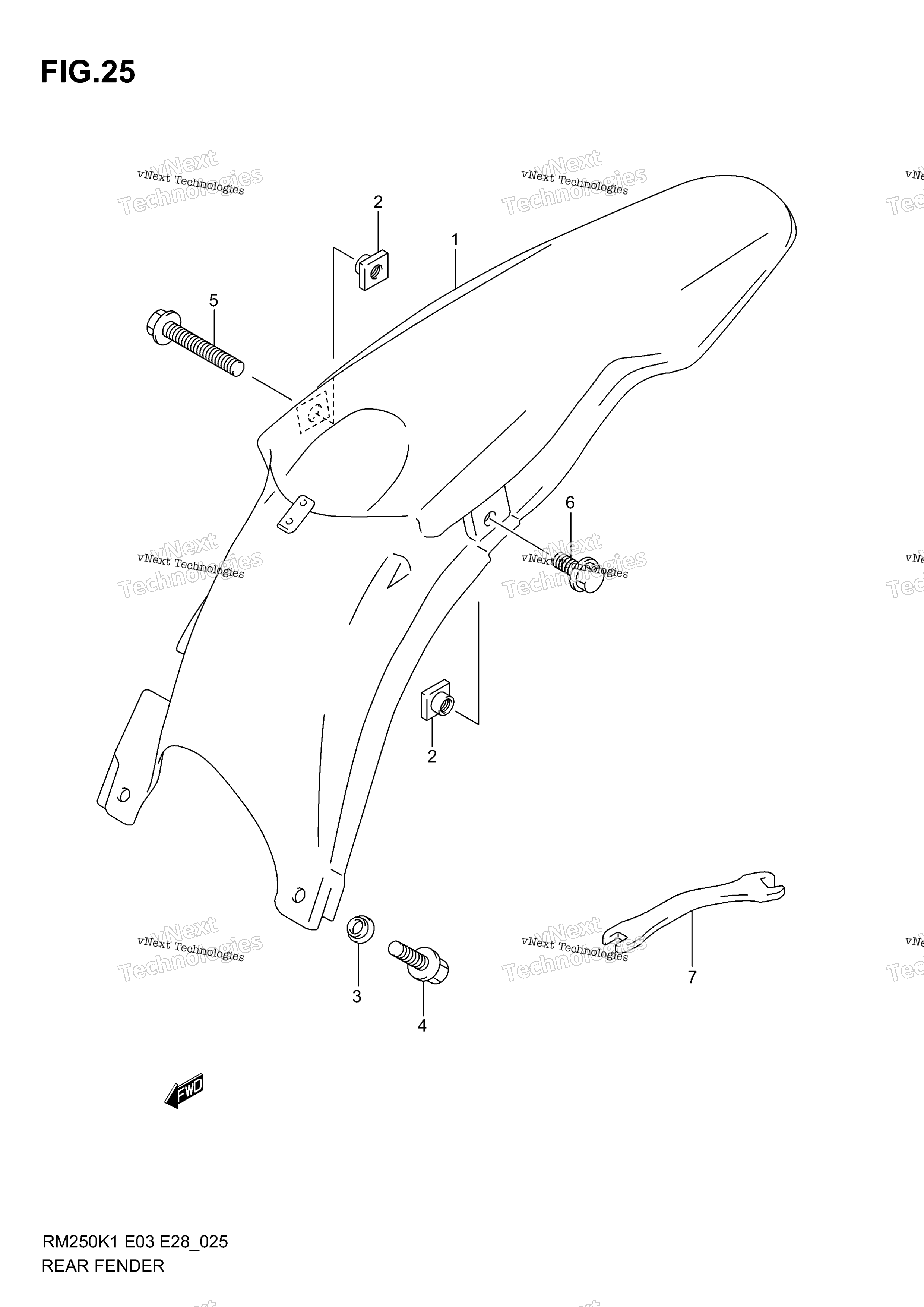 Заднее крыло (Model K1)