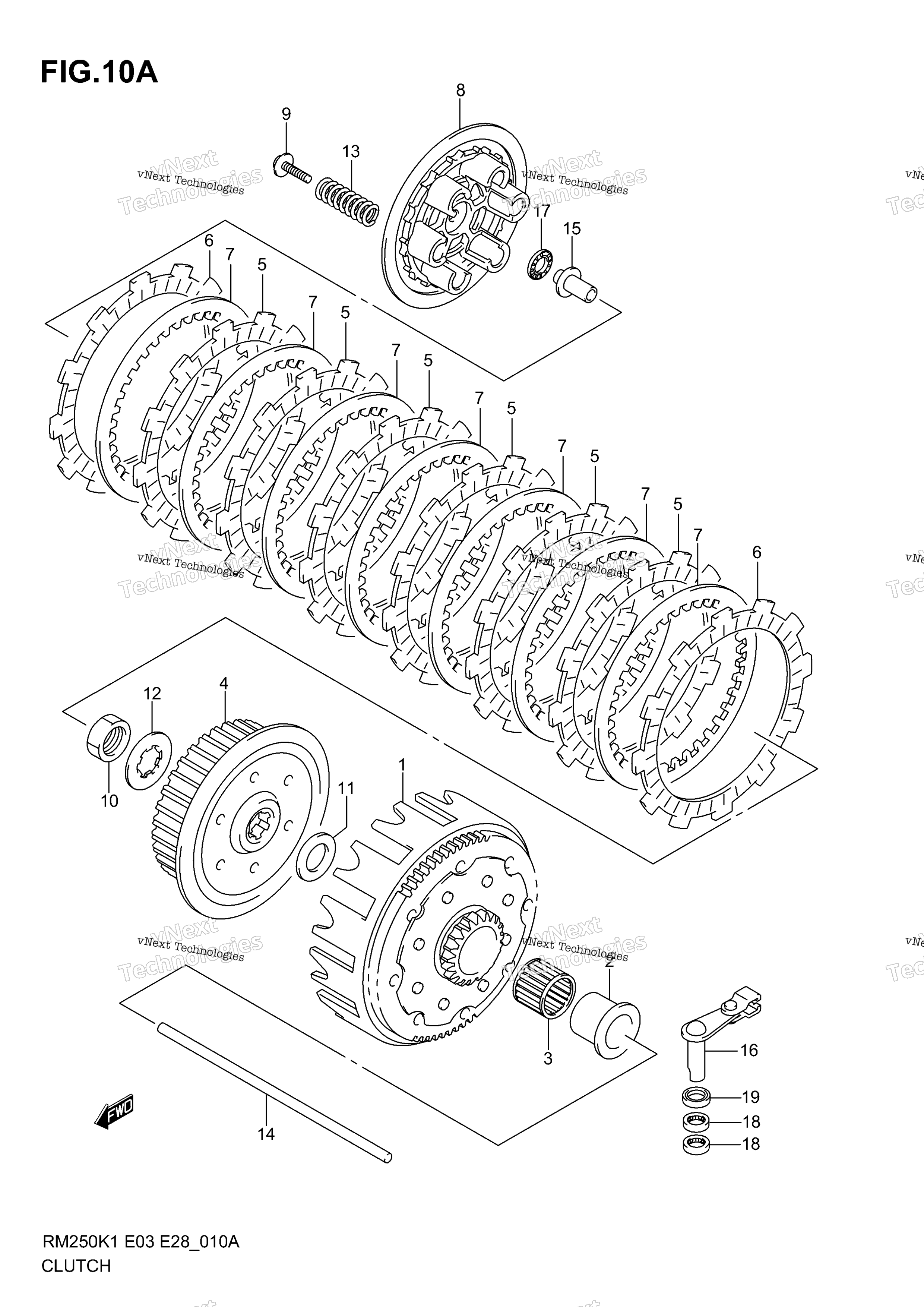 Сцепление (Model K3/K4/K5)