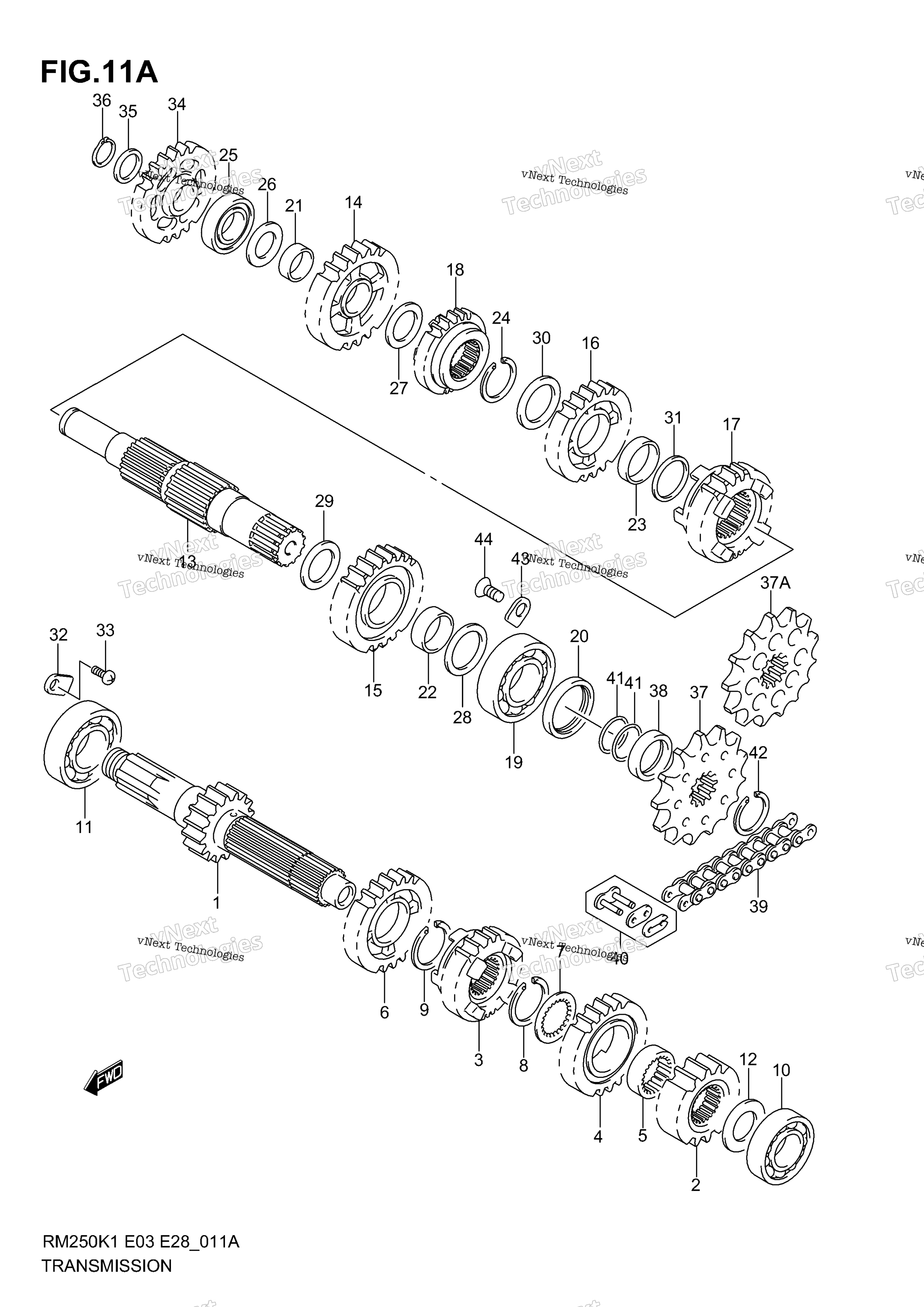 Трансмиссия (Model K4/K5/K6)