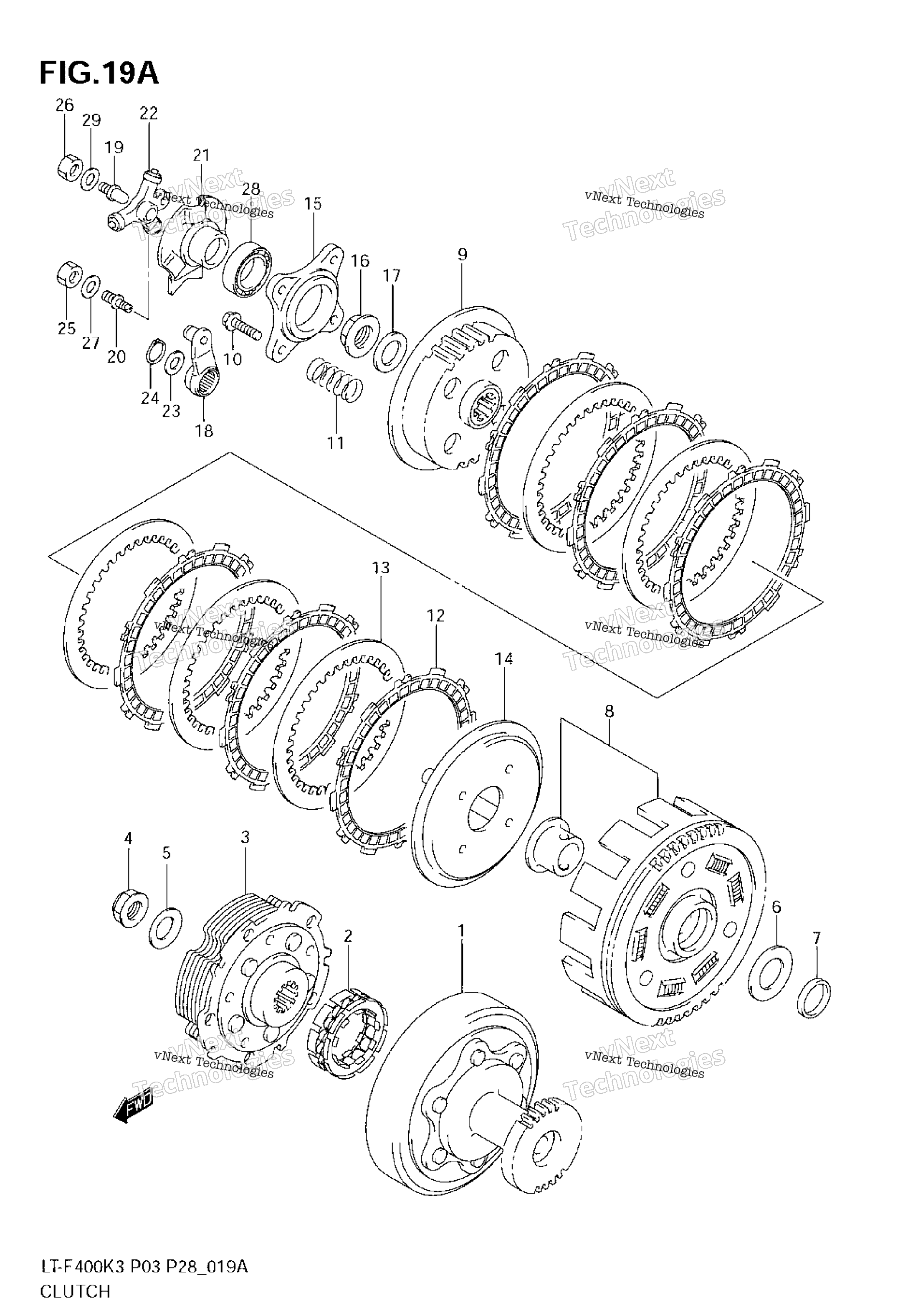 Сцепление (Model K4/K5/K6/K7)