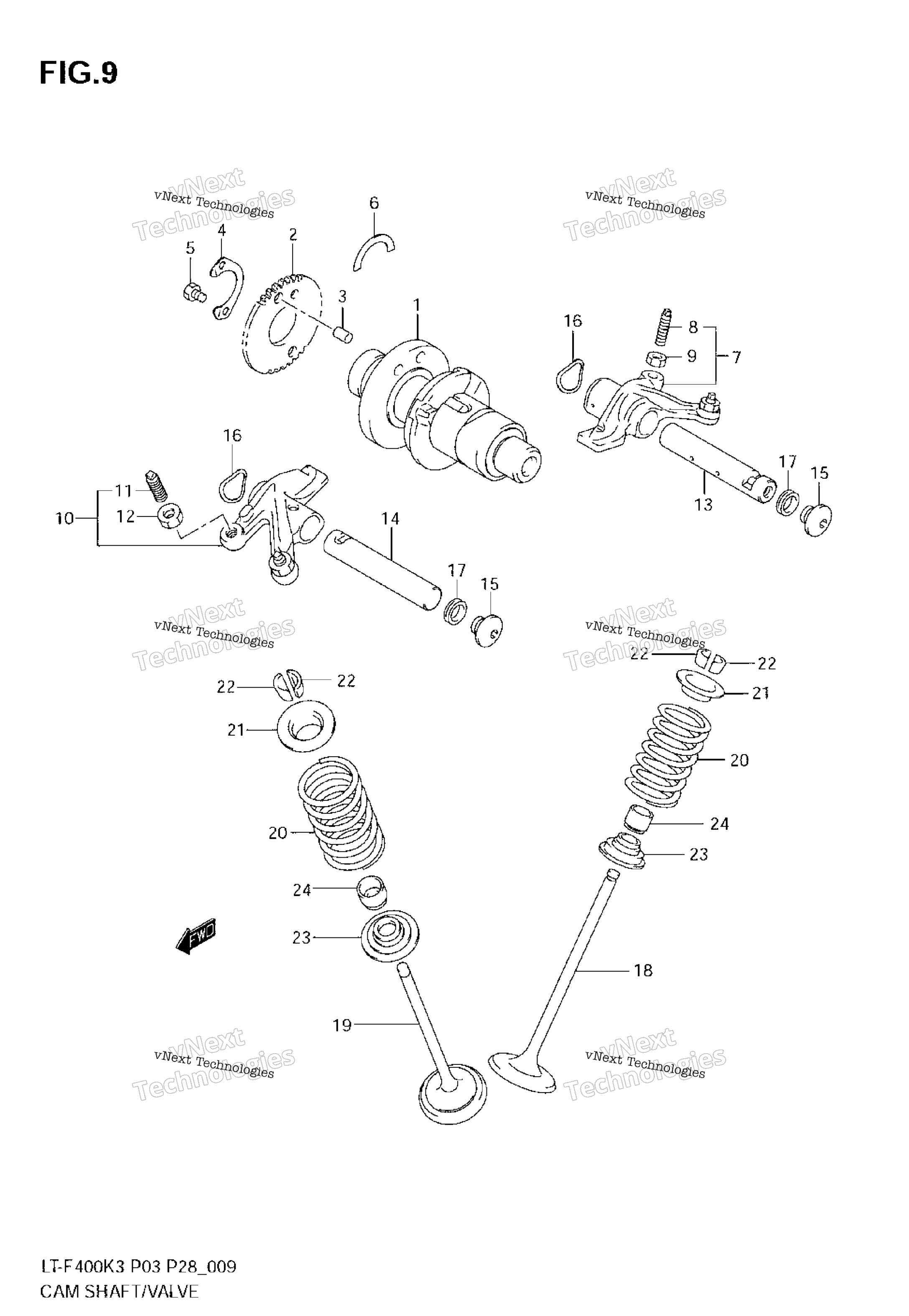 Camshaft клапан