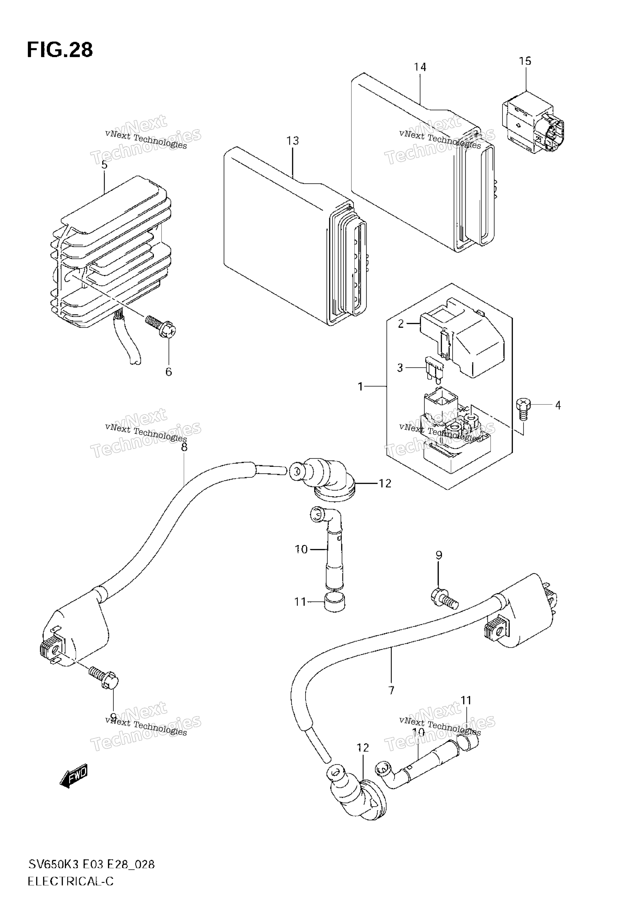 Электрооборудование (Model K3/K4/K5/K6)